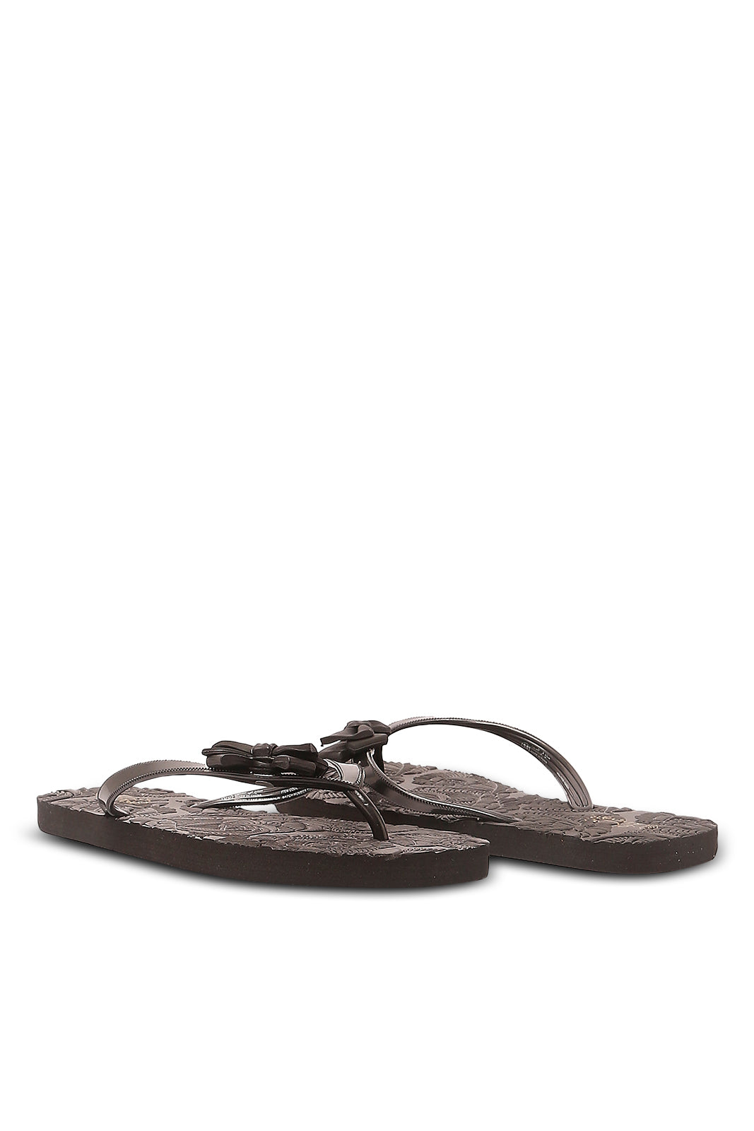 Redtag-Black-Bow-Trim-Flip-Flop-Category:Shoes,-Colour:Black,-Deals:New-In,-Filter:Women's-Footwear,-N/A,-New-In-Women-FOO,-Non-Sale,-S23A,-Section:Women,-Women-Flip-Flops-Women's-