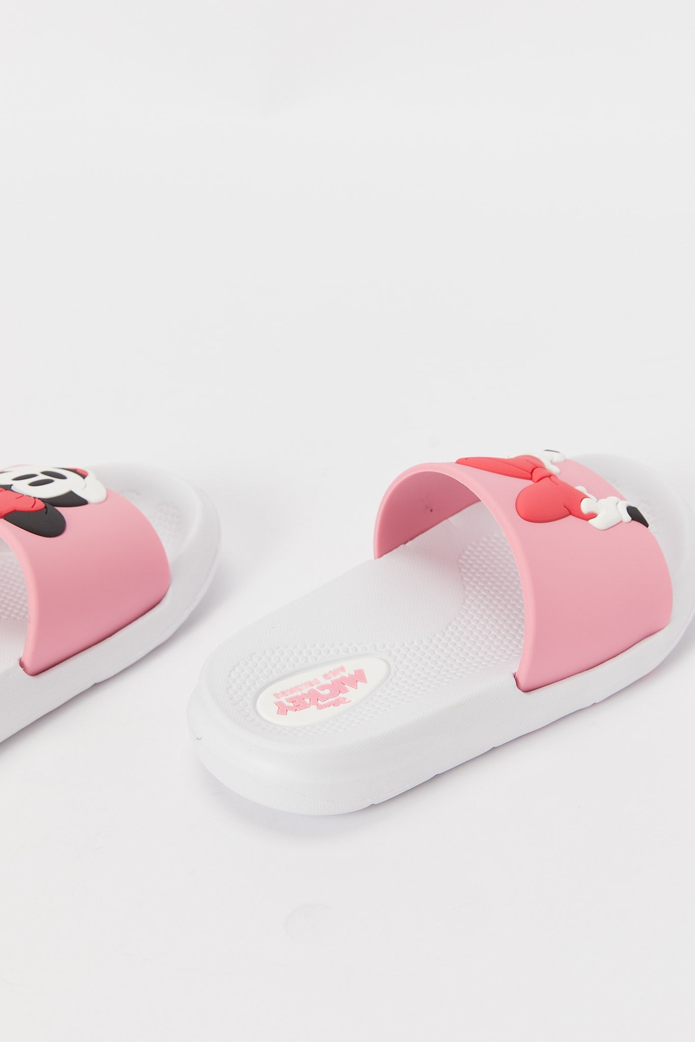 Redtag-White-Minnie-Slide-Category:Shoes,-CHR:CHR,-Colour:White,-Deals:New-In,-Filter:Girls-Footwear-(3-to-5-Yrs),-GIR-Flip-Flops,-H1:FOO,-H2:GIR,-H3:SAF,-H4:FLF,-N/A,-New-In-GIR-FOO,-Non-Sale,-S23A,-Season:S23A,-Section:Girls-(0-to-14Yrs)-Girls-3 to 5 Years