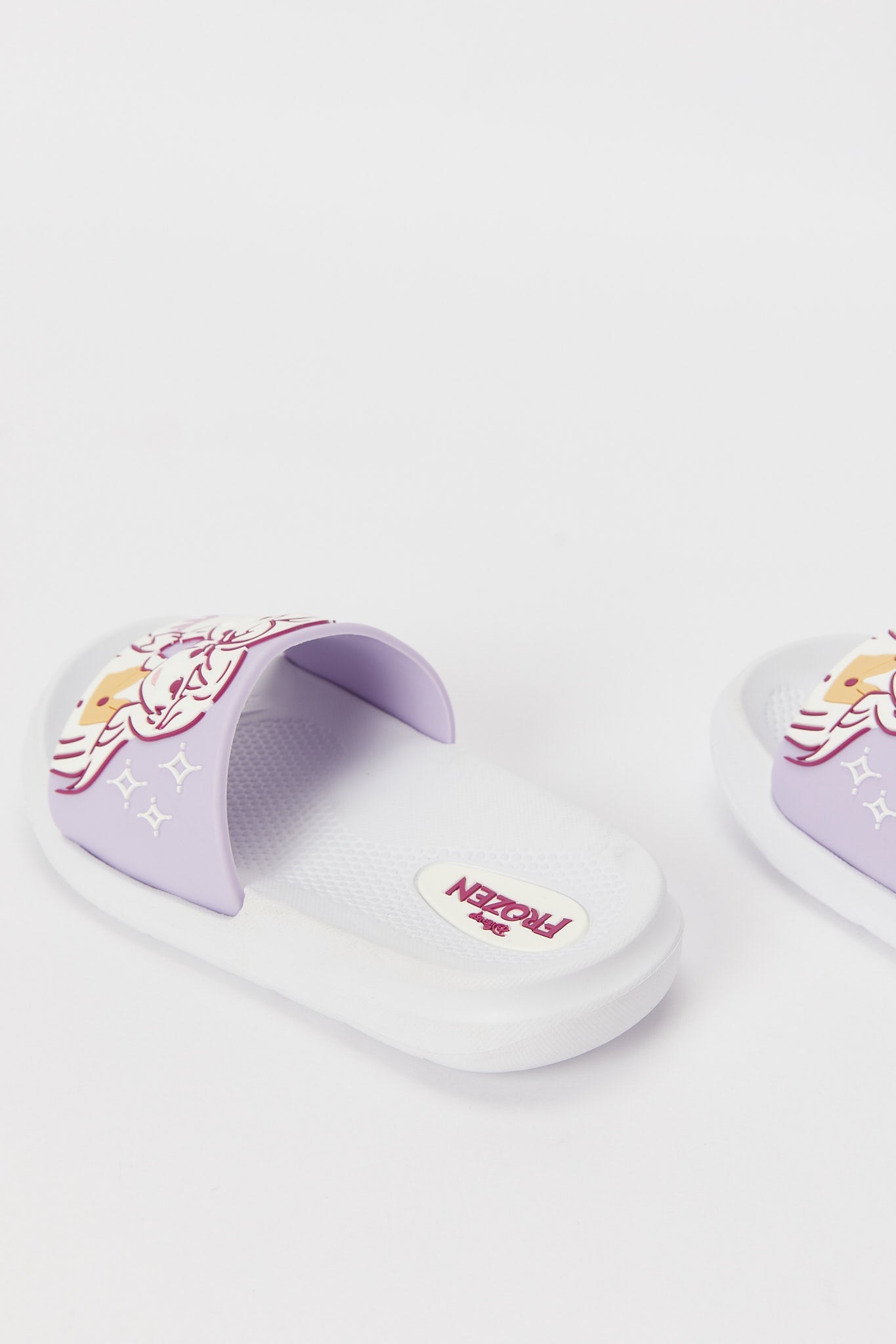 Redtag-White-Frozen-Slide-Category:Shoes,-CHR:CHR,-Colour:White,-Deals:New-In,-Filter:Girls-Footwear-(3-to-5-Yrs),-GIR-Flip-Flops,-H1:FOO,-H2:GIR,-H3:SAF,-H4:FLF,-N/A,-New-In-GIR-FOO,-Non-Sale,-S23A,-Season:S23A,-Section:Girls-(0-to-14Yrs)-Girls-3 to 5 Years