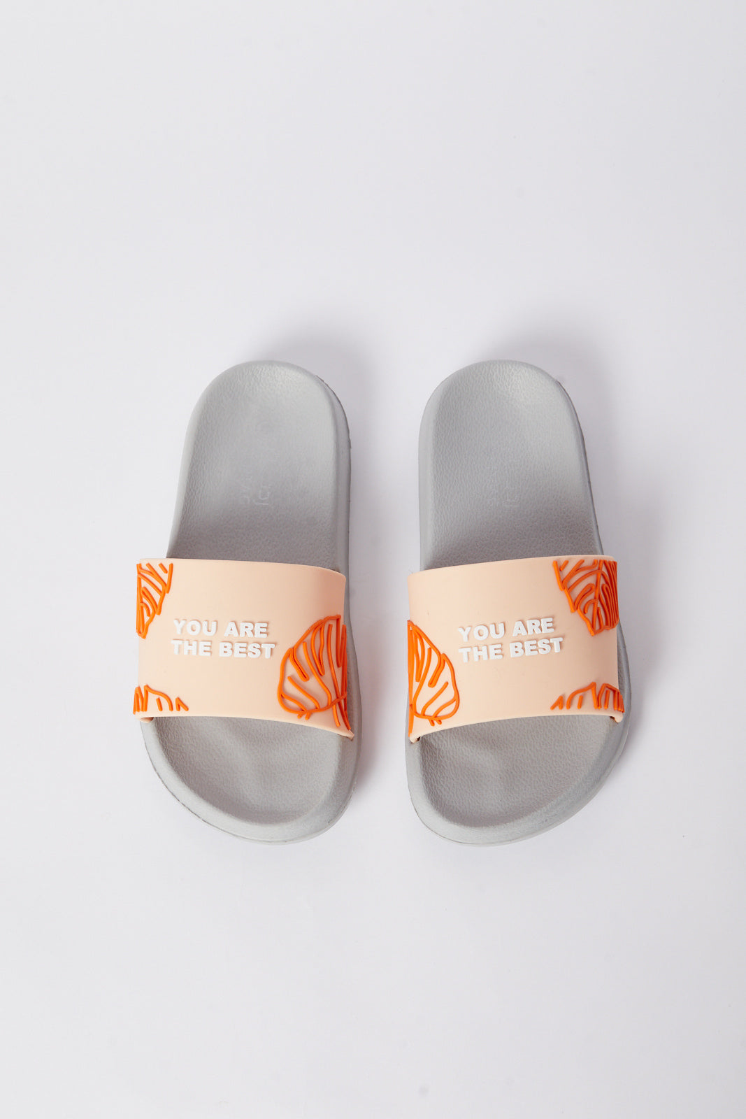Redtag-Grey-Slogan-Slide-Category:Shoes,-Colour:Grey,-Deals:New-In,-Filter:Girls-Footwear-(5-to-14-Yrs),-GSR-Flip-Flops,-N/A,-New-In-GSR-FOO,-Non-Sale,-S23B,-Section:Girls-(0-to-14Yrs)-Senior-Girls-5 to 14 Years