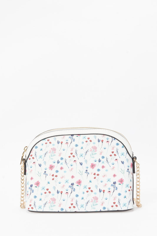 Redtag-Floral-Print-Crossbody-Bag-Category:Bags,-Colour:Assorted,-Filter:Women's-Accessories,-New-In,-New-In-Women-ACC,-Non-Sale,-S23A,-Section:Women,-Women-Bags-Women-