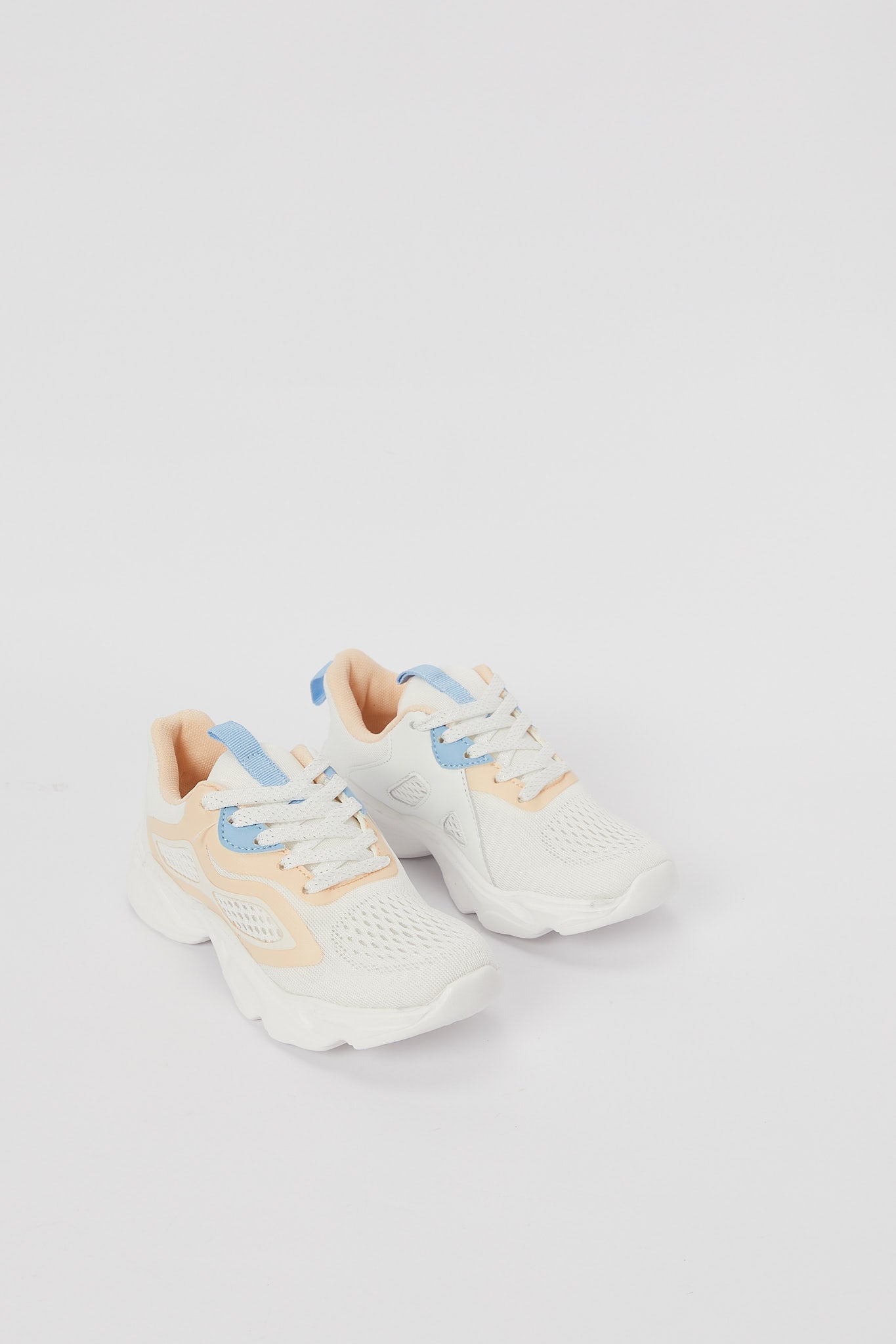 Redtag-White-Multi-Piece-Trainer-Category:Shoes,-Colour:White,-Deals:New-In,-Filter:Girls-Footwear-(5-to-14-Yrs),-GSR-Trainers,-H1:FOO,-H2:GSR,-H3:TRN,-H4:CLT,-N/A,-New-In-GSR-FOO,-Non-Sale,-S23B,-Season:S23B,-Section:Girls-(0-to-14Yrs)-Senior-Girls-5 to 14 Years