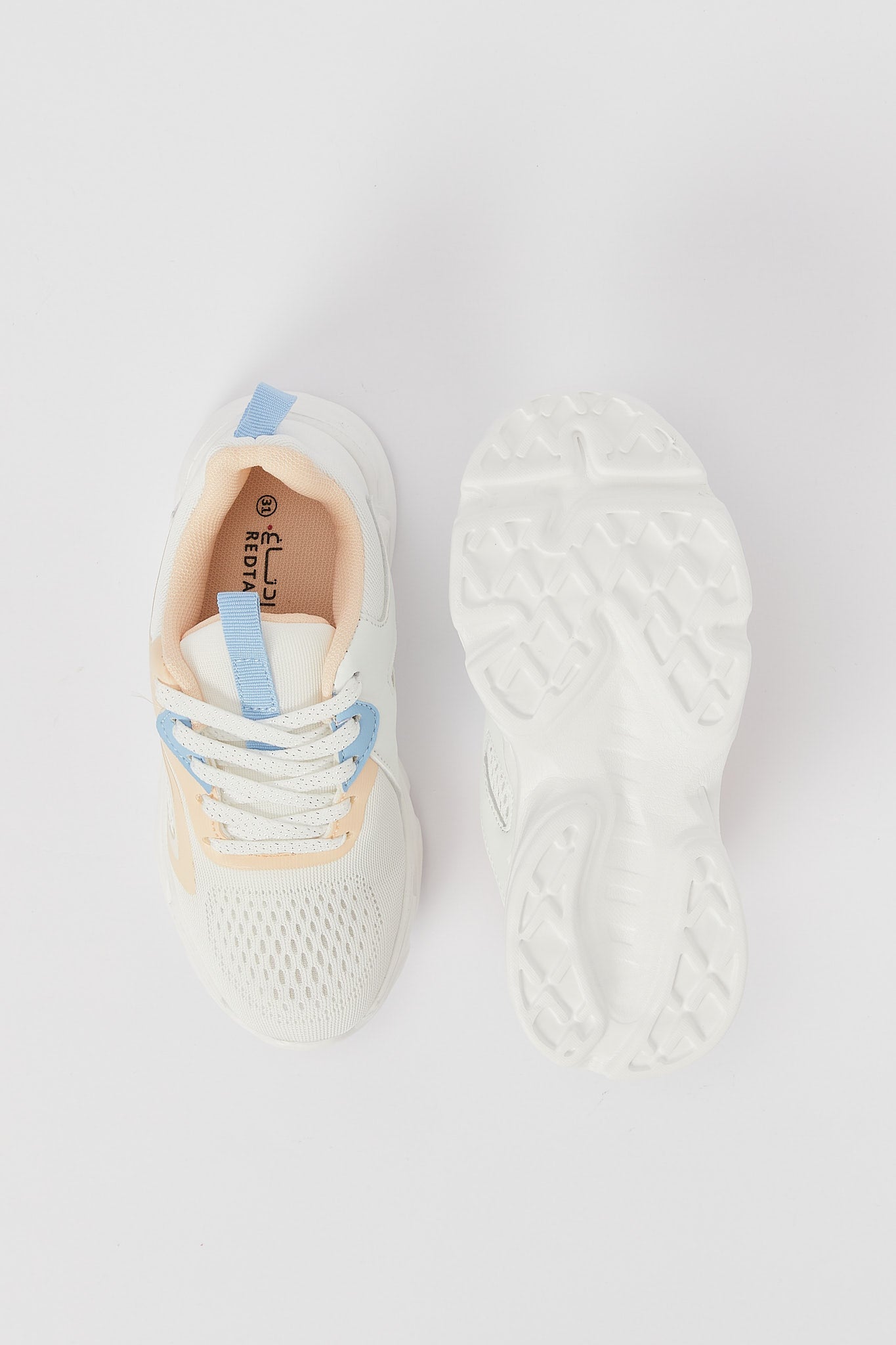 Redtag-White-Multi-Piece-Trainer-Category:Shoes,-Colour:White,-Deals:New-In,-Filter:Girls-Footwear-(5-to-14-Yrs),-GSR-Trainers,-H1:FOO,-H2:GSR,-H3:TRN,-H4:CLT,-N/A,-New-In-GSR-FOO,-Non-Sale,-S23B,-Season:S23B,-Section:Girls-(0-to-14Yrs)-Senior-Girls-5 to 14 Years