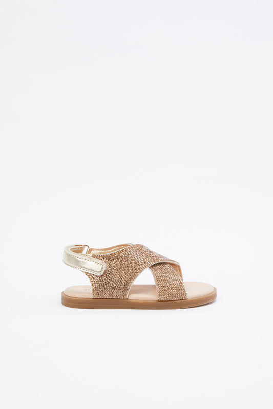 Redtag-Gold-Sandal-Category:Shoes,-Colour:Gold,-Deals:New-In,-Event:,-Filter:Girls-Footwear-(1-to-3-Yrs),-H1:FOO,-H2:ING,-H3:SHO,-H4:CAH,-ING-Shoes,-New-In-ING-FOO,-Non-Sale,-Promo:,-RMD,-S23B,-Season:S23B,-Section:Girls-(0-to-14Yrs)-Infant-Girls-1 to 3 Years