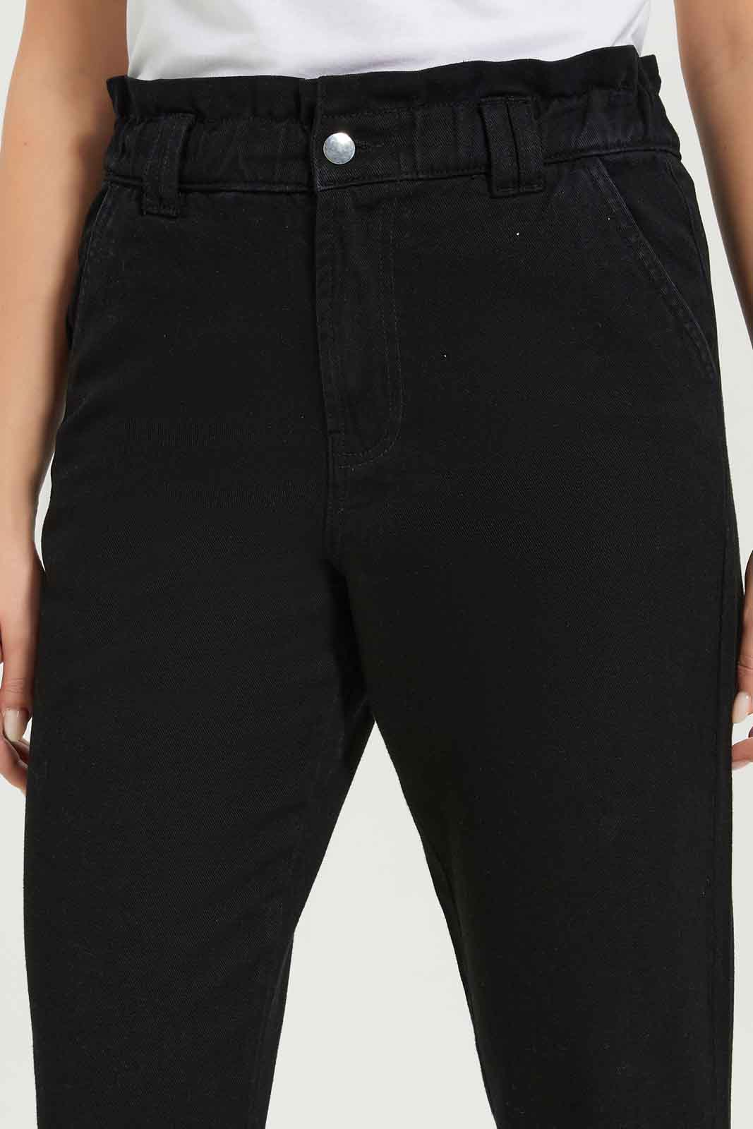 Redtag-Women-Black-Baggy-Fit-Trouser-Category:Jeans,-Colour:Black,-Deals:New-In,-Dept:Ladieswear,-Filter:Women's-Clothing,-New-In-Women-APL,-Non-Sale,-S23A,-Section:Women,-TBL,-Women-Jeans-Women's-
