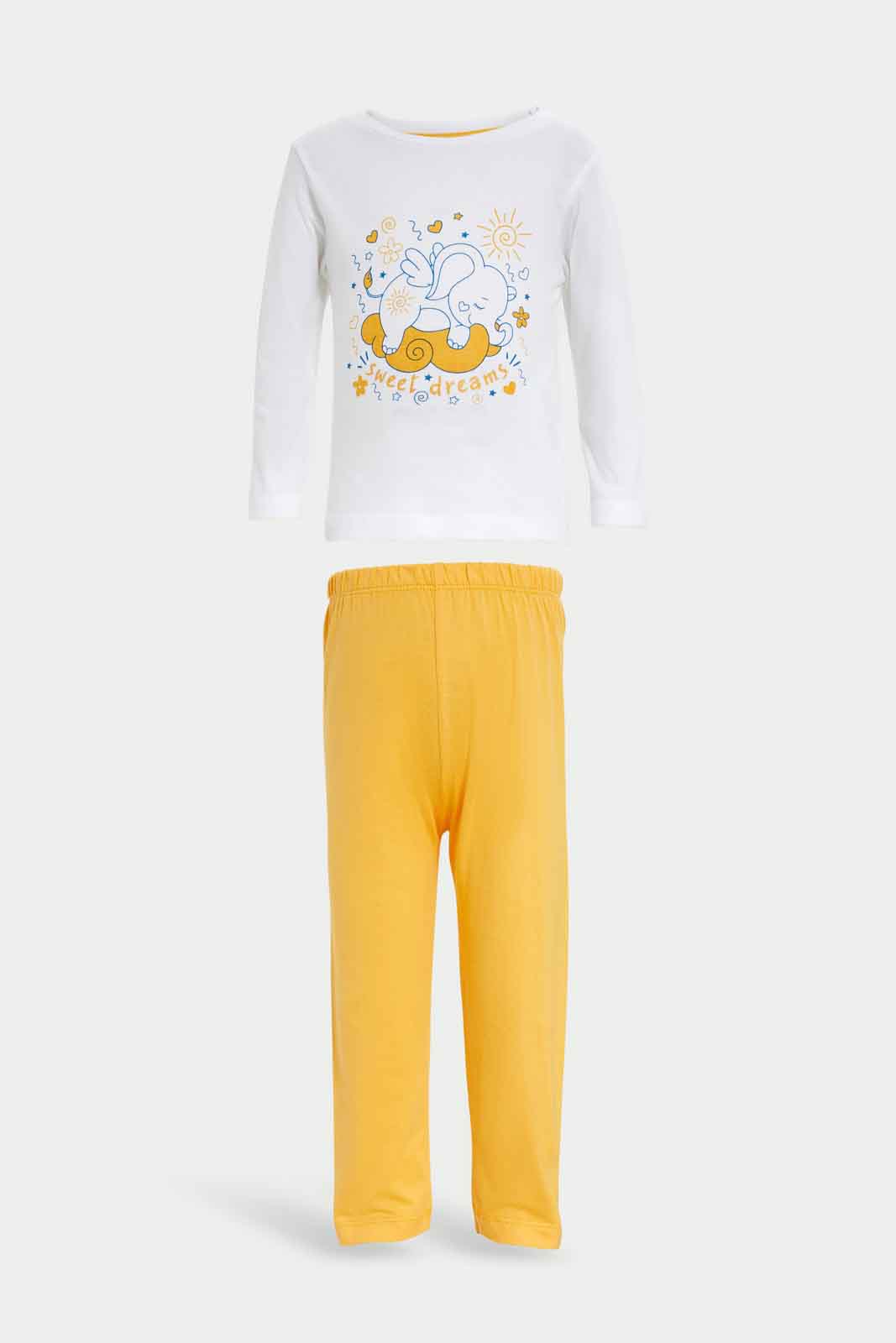 Redtag-Girls-Assorted-4Pc-Pack-Pyjama-Set-Category:Pyjama-Sets,-Colour:Assorted,-Deals:New-In,-Dept:Girls,-Filter:Infant-Girls-(3-to-24-Mths),-ING-Pyjama-Sets,-New-In-ING-APL,-Non-Sale,-S23A,-Section:Girls-(0-to-14Yrs)-Infant-Girls-3 to 24 Months