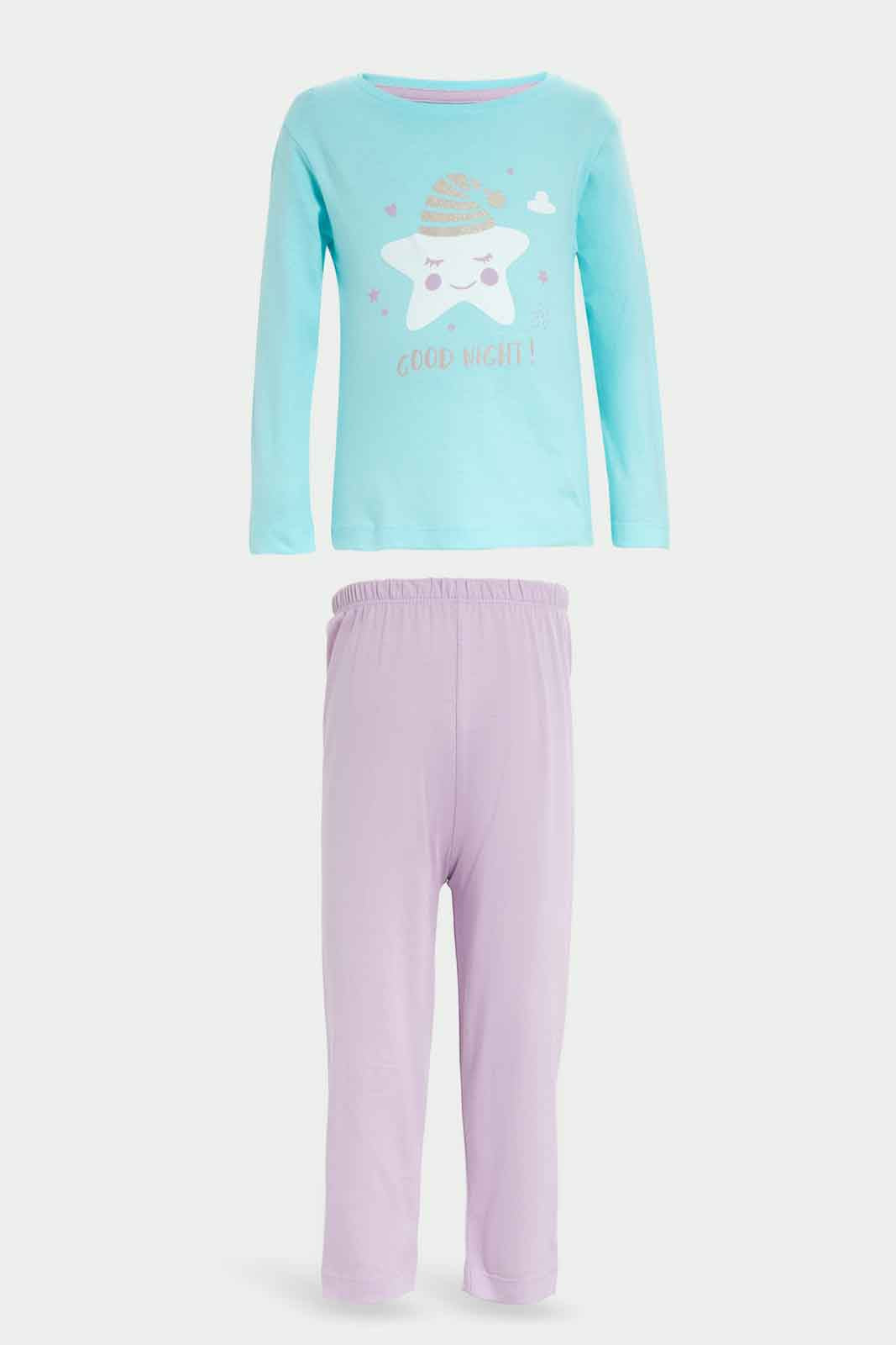 Redtag-Girls-Assorted-4Pc-Pack-Pyjama-Set-Category:Pyjama-Sets,-Colour:Assorted,-Deals:New-In,-Dept:Girls,-Filter:Infant-Girls-(3-to-24-Mths),-ING-Pyjama-Sets,-New-In-ING-APL,-Non-Sale,-S23A,-Section:Girls-(0-to-14Yrs)-Infant-Girls-3 to 24 Months