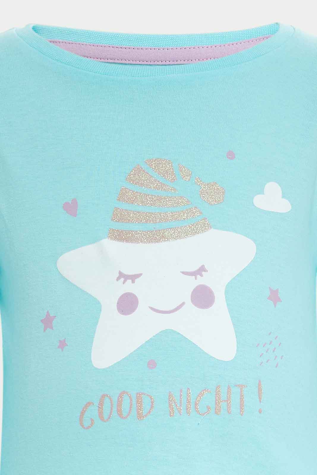 Redtag-Girls-Assorted-4Pc-Pack-Pyjama-Set-Category:Pyjama-Sets,-Colour:Assorted,-Deals:New-In,-Dept:Girls,-Filter:Infant-Girls-(3-to-24-Mths),-ING-Pyjama-Sets,-New-In-ING-APL,-Non-Sale,-S23A,-Section:Girls-(0-to-14Yrs)-Infant-Girls-3 to 24 Months