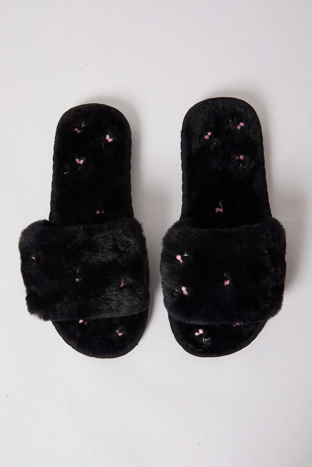 Redtag-Black-Embroidered-Slipper-Category:Shoes,-Colour:Black,-Deals:New-In,-Filter:Women's-Footwear,-N/A,-New-In-Women-FOO,-Non-Sale,-S23B,-Section:Women,-Women-Slippers-Women's-