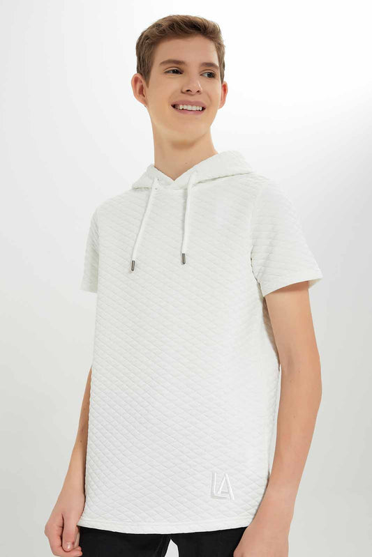 Redtag-Boys-White-Jacquard-Sweatshirt-BSR-Sweatshirts,-Category:Sweatshirts,-Colour:White,-Deals:New-In,-Dept:Boys,-Filter:Senior-Boys-(8-to-14-Yrs),-New-In-BSR-APL,-Non-Sale,-S23A,-Section:Boys-(0-to-14Yrs)-Senior-Boys-9 to 14 Years