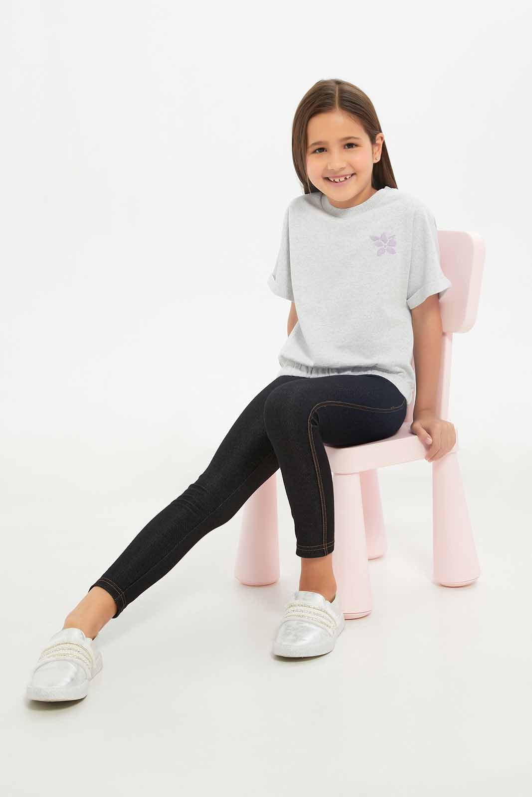 Redtag-Girls-Black-Jeggings-Category:Jeggings,-Colour:Black,-Deals:New-In,-Dept:Girls,-Filter:Girls-(2-to-8-Yrs),-GIR-Jeggings,-New-In-GIR-APL,-Non-Sale,-S23A,-Section:Girls-(0-to-14Yrs)-Girls-2 to 8 Years