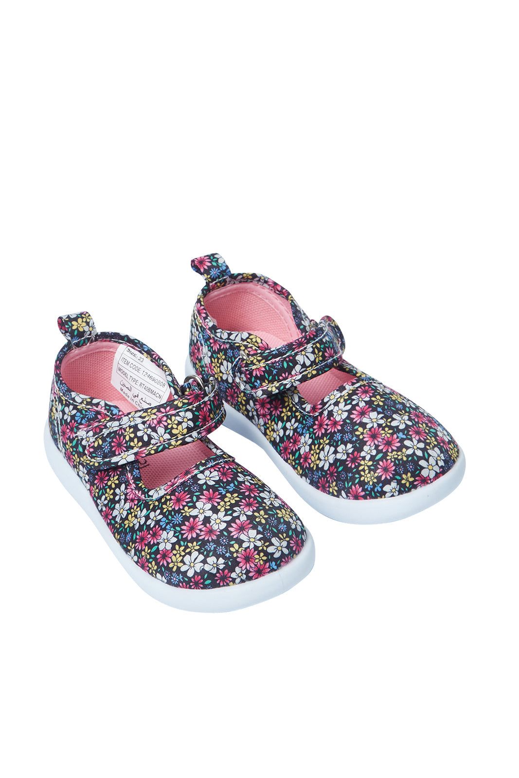 Redtag-Navy-Floral-Print-Pump
(Repeat)-Category:Shoes,-Colour:Navy,-Deals:New-In,-Filter:Girls-Footwear-(1-to-3-Yrs),-ING-Trainers,-N/A,-New-In-ING-FOO,-Non-Sale,-S23A,-Section:Girls-(0-to-14Yrs)-Infant-Girls-1 to 3 Years