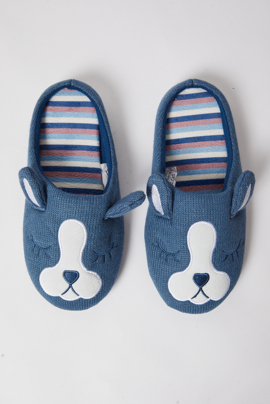 Redtag-Blue-Animal-Face-Slipper-Category:Shoes,-CHR,-Colour:Blue,-Deals:New-In,-Filter:Women's-Footwear,-New-In-Women-FOO,-Non-Sale,-S23A,-Section:Women,-Women-Slippers-Women's-