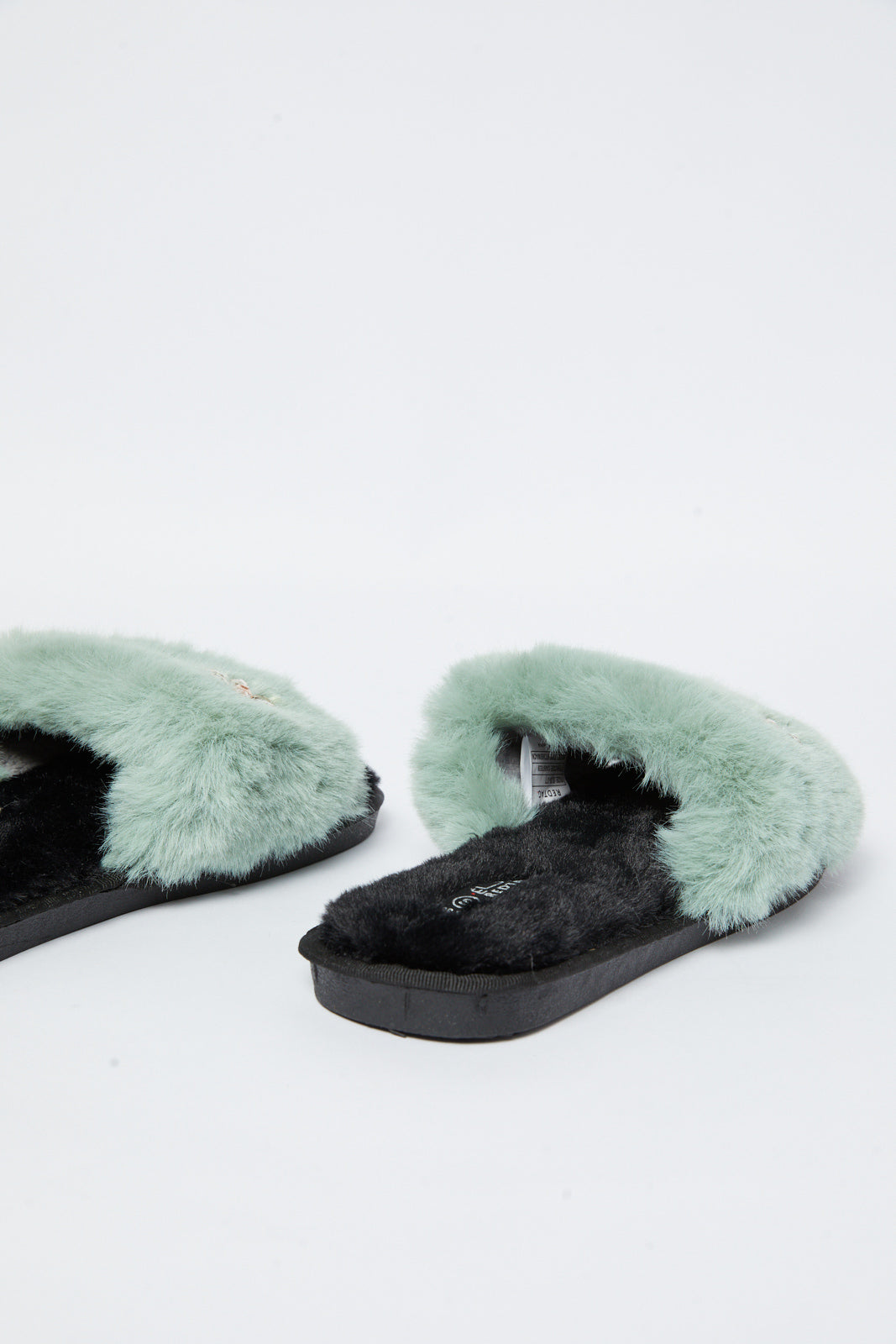 Redtag-Green-Embellished-Slipper-Category:Shoes,-Colour:Green,-Deals:New-In,-Filter:Women's-Footwear,-N/A,-New-In-Women-FOO,-Non-Sale,-S23A,-Section:Women,-Women-Slippers-Women's-