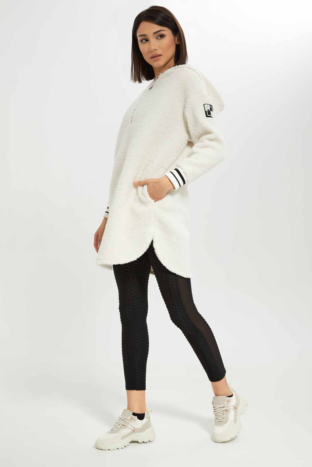 Redtag-Women-White-Long-Line-Zip-Through-Jacket-With-Embroidery-Category:Jackets,-Colour:White,-Deals:New-In,-Dept:Ladieswear,-Filter:Women's-Clothing,-New-In-Women-APL,-Non-Sale,-S23A,-Section:Women,-Women-Jackets-Women's-