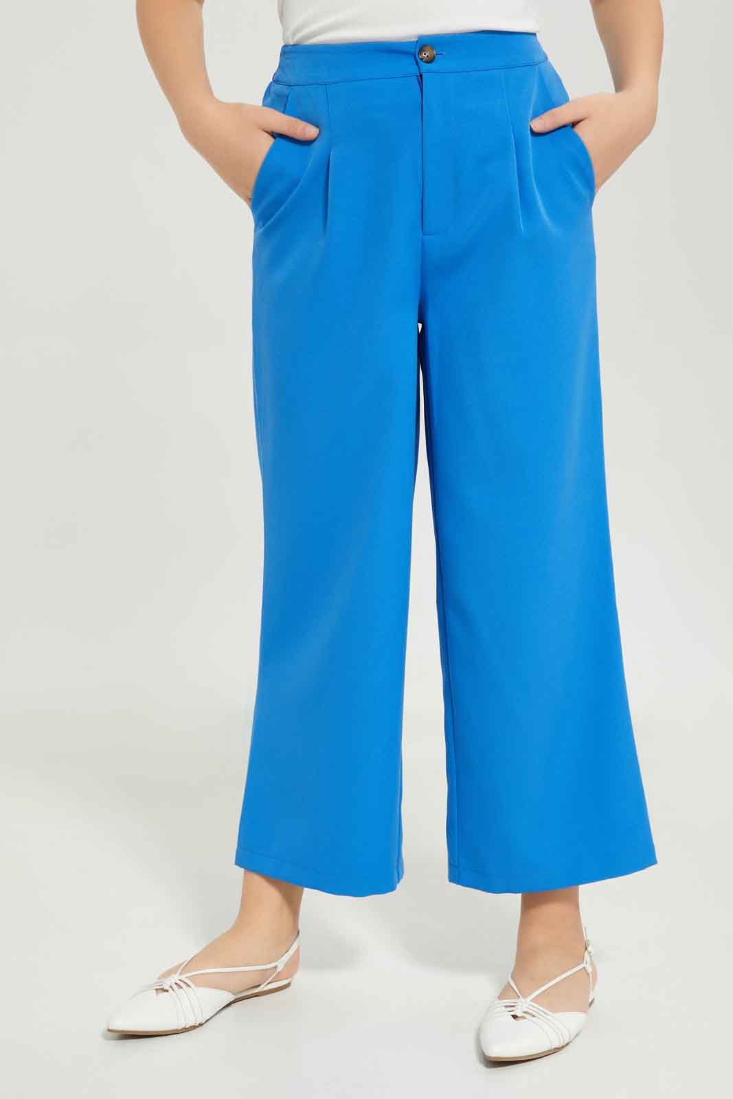 Redtag-Girls-Blue-Trouser-Category:Trousers,-Colour:Blue,-Deals:New-In,-Dept:Girls,-Filter:Senior-Girls-(8-to-14-Yrs),-GSR-Trousers,-New-In-GSR-APL,-Non-Sale,-S23B,-Section:Girls-(0-to-14Yrs)-Senior-Girls-9 to 14 Years