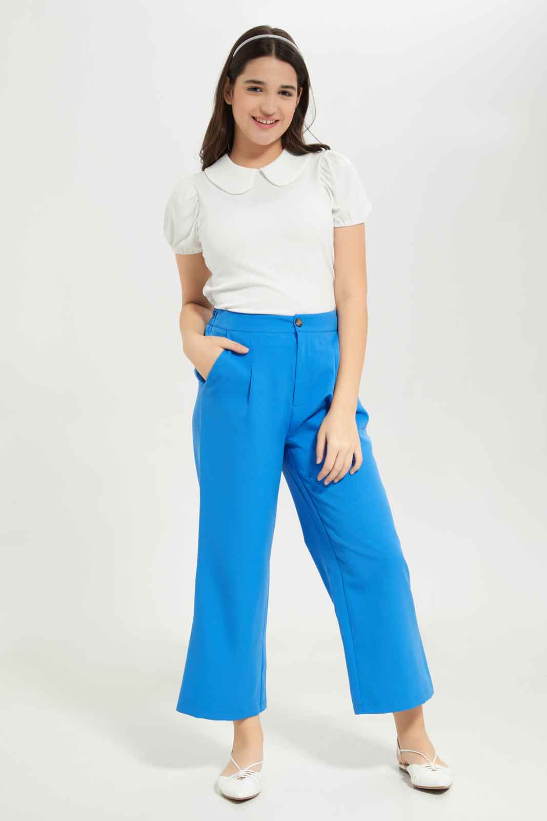 Redtag-Girls-Blue-Trouser-Category:Trousers,-Colour:Blue,-Deals:New-In,-Dept:Girls,-Filter:Senior-Girls-(8-to-14-Yrs),-GSR-Trousers,-New-In-GSR-APL,-Non-Sale,-S23B,-Section:Girls-(0-to-14Yrs)-Senior-Girls-9 to 14 Years