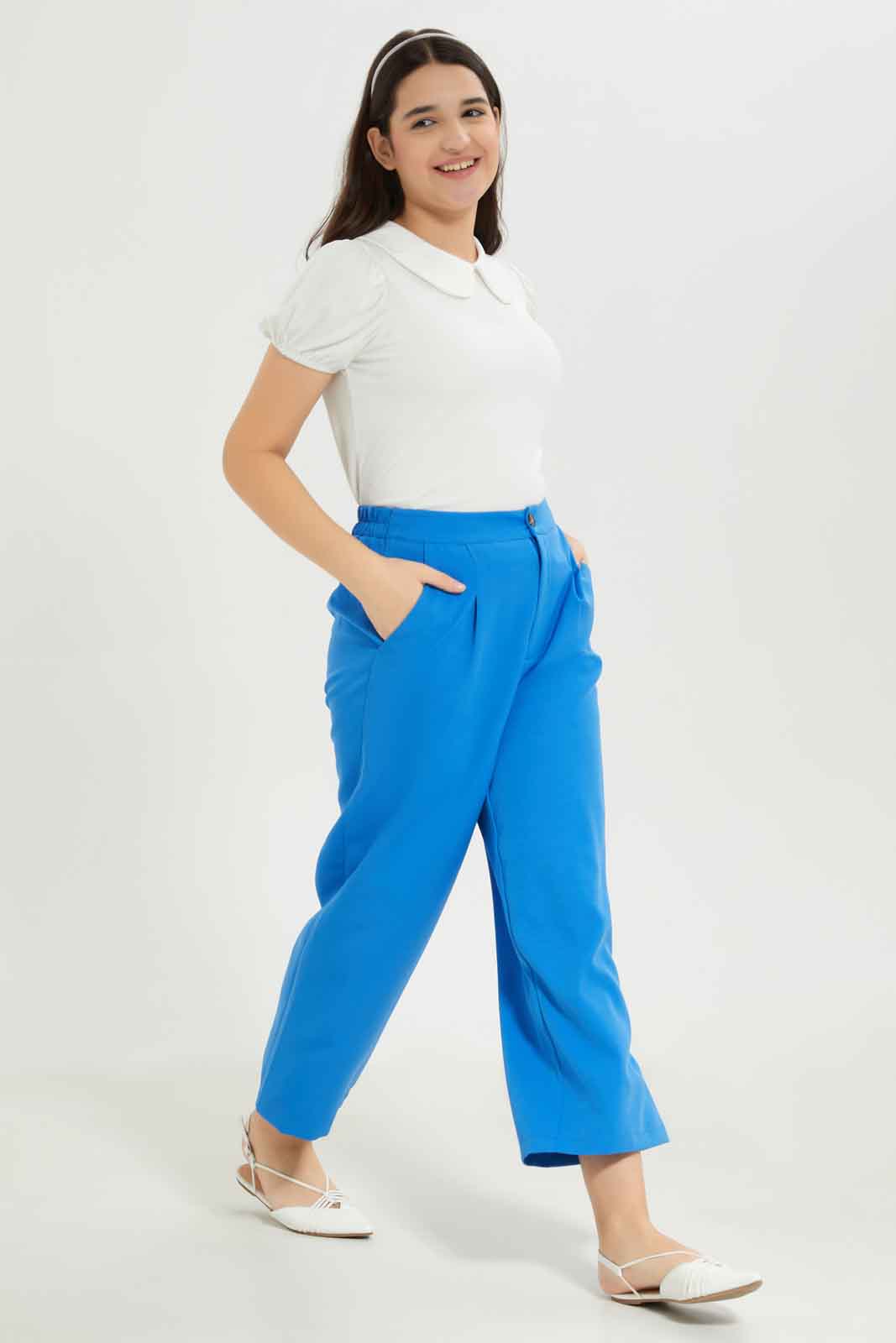 Redtag-Girls-White-Peter-Pan-Collar-Blouse-Category:Blouses,-Colour:White,-Deals:New-In,-Dept:Girls,-Filter:Senior-Girls-(8-to-14-Yrs),-GSR-Blouses,-New-In-GSR-APL,-Non-Sale,-S23B,-Section:Girls-(0-to-14Yrs),-VLM-Senior-Girls-9 to 14 Years