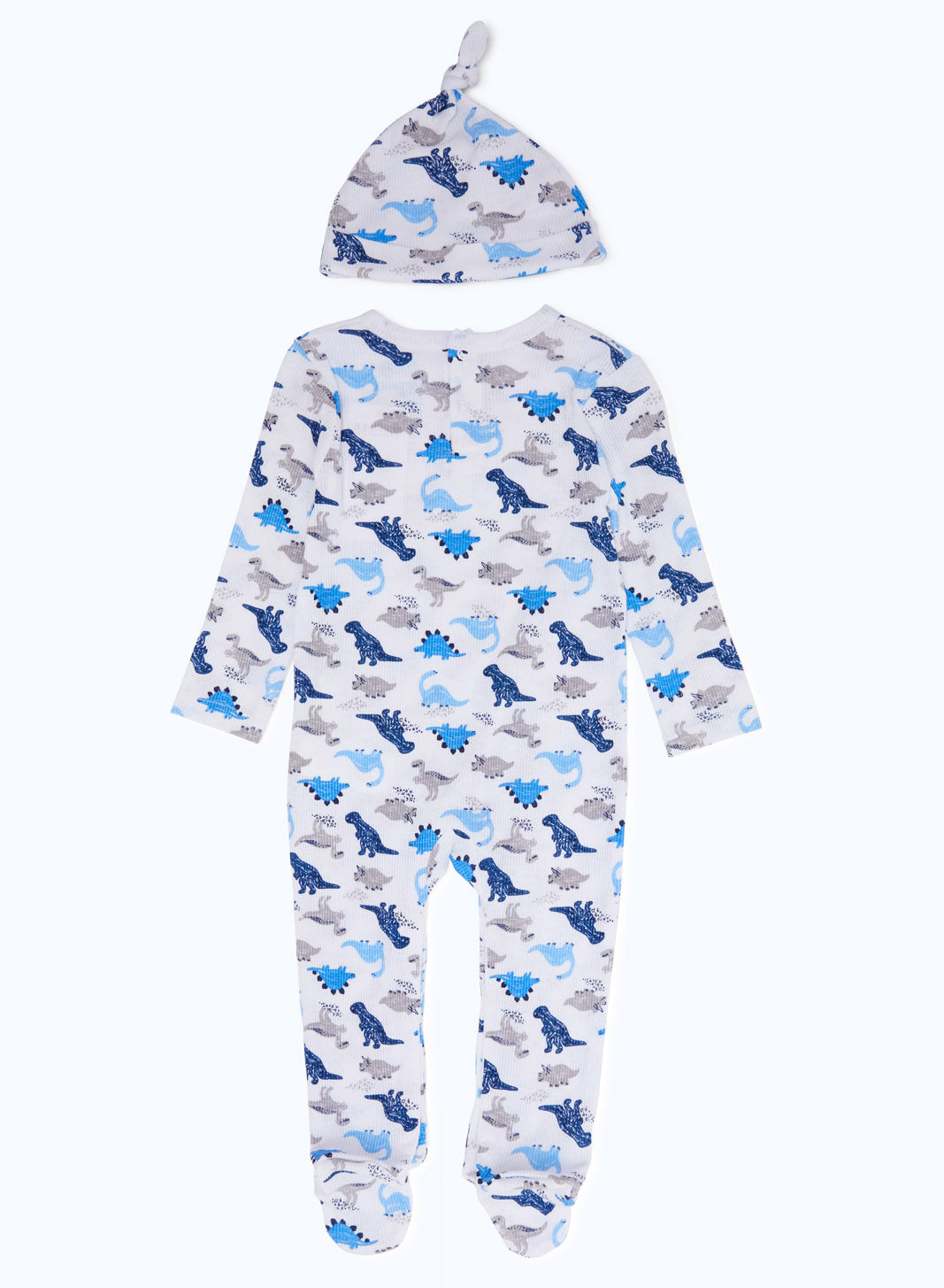 Redtag-Assorted-Boy-Aop-2Pc-Rib-Sleepsuit-With-Hat-Category:Sleepsuits,-Colour:Navy,-Deals:New-In,-Dept:New-Born,-Filter:Baby-(0-to-12-Mths),-H1:KWR,-H2:NBF,-H3:NWR,-H4:SST,-NBF-Sleepsuits,-New-In-NBF-APL,-Non-Sale,-S23B,-Season:S23B,-Section:Boys-(0-to-14Yrs)-Baby-0 to 12 Months