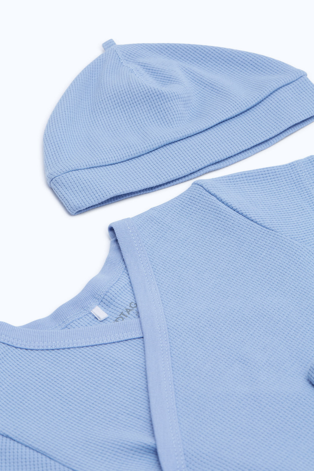 Redtag-Boys-3Pc-Waffle-Set-Boy-Blue-Category:Gift-Sets,-Colour:Assorted,-Deals:New-In,-Dept:New-Born,-Filter:Baby-(0-to-12-Mths),-H1:KWR,-H2:NBF,-H3:SET,-H4:GFS,-NBB-Gift-Sets,-New-In-NBB-APL,-Non-Sale,-S23B,-Season:S23B,-Section:Boys-(0-to-14Yrs)-Baby-0 to 12 Months