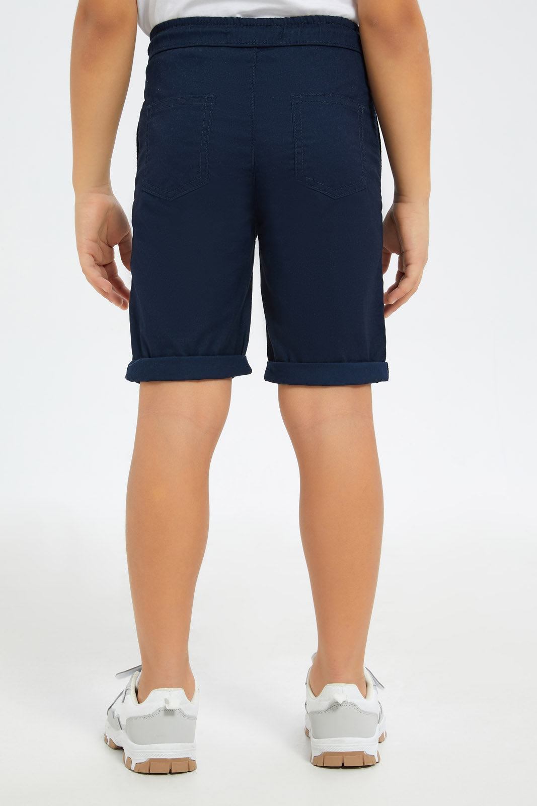 Redtag-Boys-Navy-Pullon-Shorts-BOY-Shorts,-Category:Shorts,-Colour:Navy,-Deals:New-In,-Dept:Boys,-Filter:Boys-(2-to-8-Yrs),-H1:KWR,-H2:BOY,-H3:TRS,-H4:SRT,-New-In-BOY-APL,-Non-Sale,-S23B,-Season:S23B,-Section:Boys-(0-to-14Yrs),-VLM-Boys-2 to 8 Years