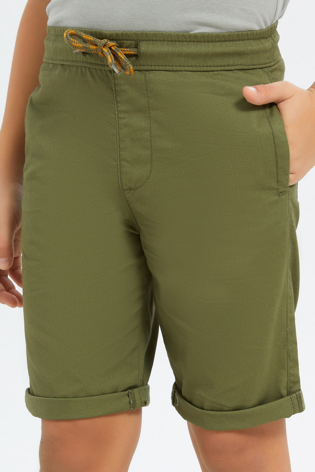 Redtag-Boys-Olive-Pullon-Shorts-BOY-Shorts,-Category:Shorts,-Colour:Green,-Deals:New-In,-Dept:Boys,-Filter:Boys-(2-to-8-Yrs),-H1:KWR,-H2:BOY,-H3:TRS,-H4:SRT,-New-In-BOY-APL,-Non-Sale,-S23B,-Season:S23B,-Section:Boys-(0-to-14Yrs),-VLM-Boys-2 to 8 Years