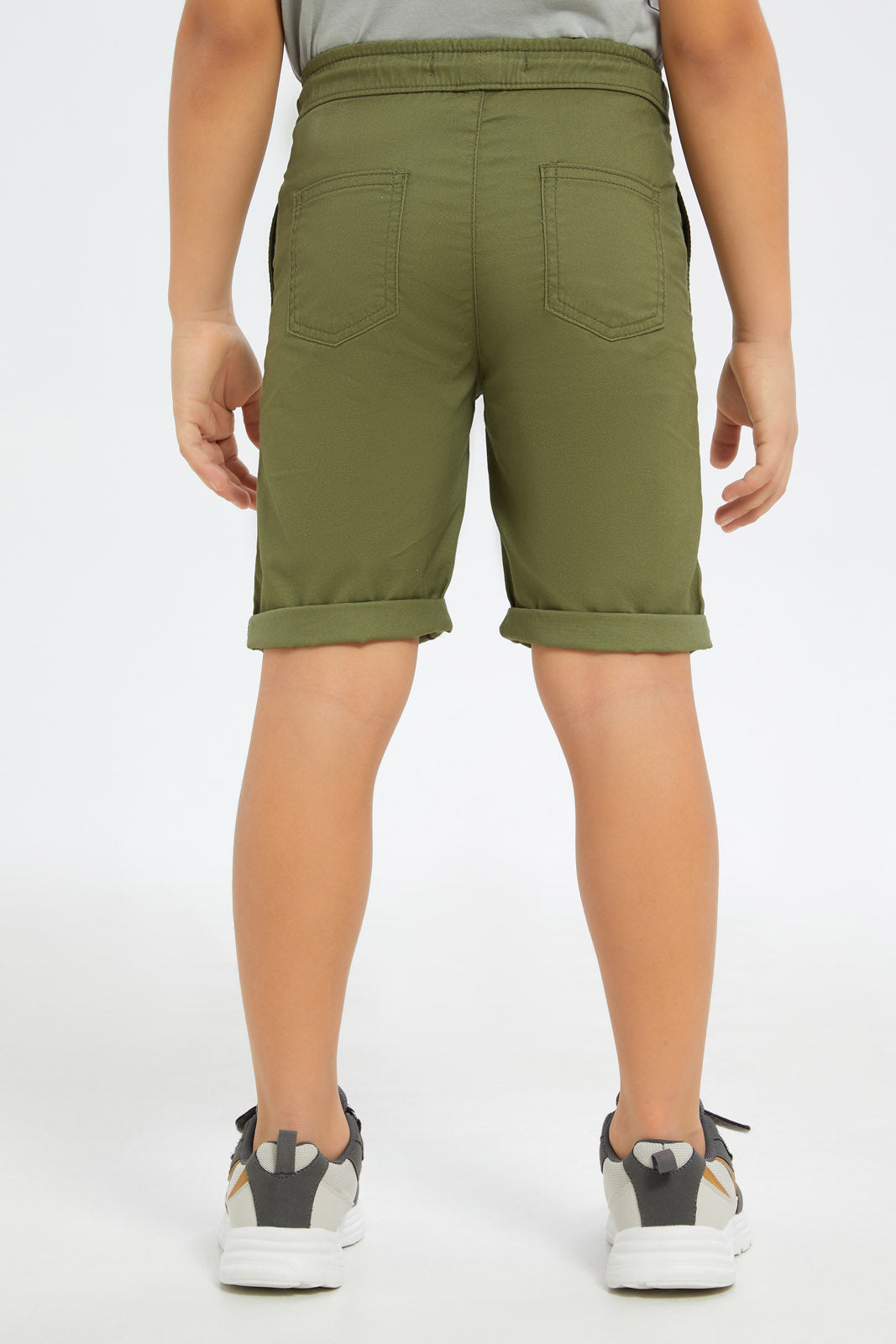 Redtag-Boys-Olive-Pullon-Shorts-BOY-Shorts,-Category:Shorts,-Colour:Green,-Deals:New-In,-Dept:Boys,-Filter:Boys-(2-to-8-Yrs),-H1:KWR,-H2:BOY,-H3:TRS,-H4:SRT,-New-In-BOY-APL,-Non-Sale,-S23B,-Season:S23B,-Section:Boys-(0-to-14Yrs),-VLM-Boys-2 to 8 Years