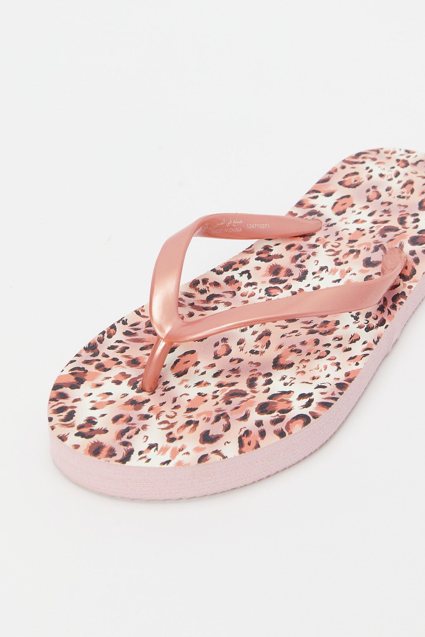 Redtag-Pink-Animal-Print-Flip-Flop-Category:Shoes,-CHR,-Colour:Pink,-Deals:New-In,-Filter:Women's-Footwear,-H1:FOO,-H2:LAD,-H3:SAF,-H4:FLF,-New-In-Women-FOO,-Non-Sale,-S23B,-Season:S23B,-Section:Women,-Women-Flip-Flops-Women's-