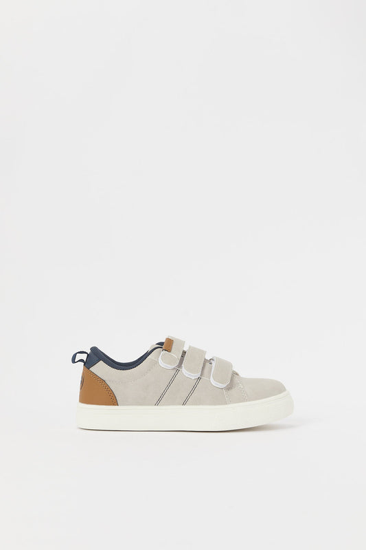 Redtag-Grey-Colour-Block-Character-Sneaker-BOY-Sandals,-Category:Shoes,-Colour:Grey,-Deals:New-In,-Filter:Boys-Footwear-(3-to-5-Yrs),-H1:FOO,-H2:BOY,-H3:SHO,-H4:CAH,-N/A,-New-In-BOY-FOO,-Non-Sale,-S23A,-Season:S23A,-Section:Boys-(0-to-14Yrs)-Boys-3 to 5 Years