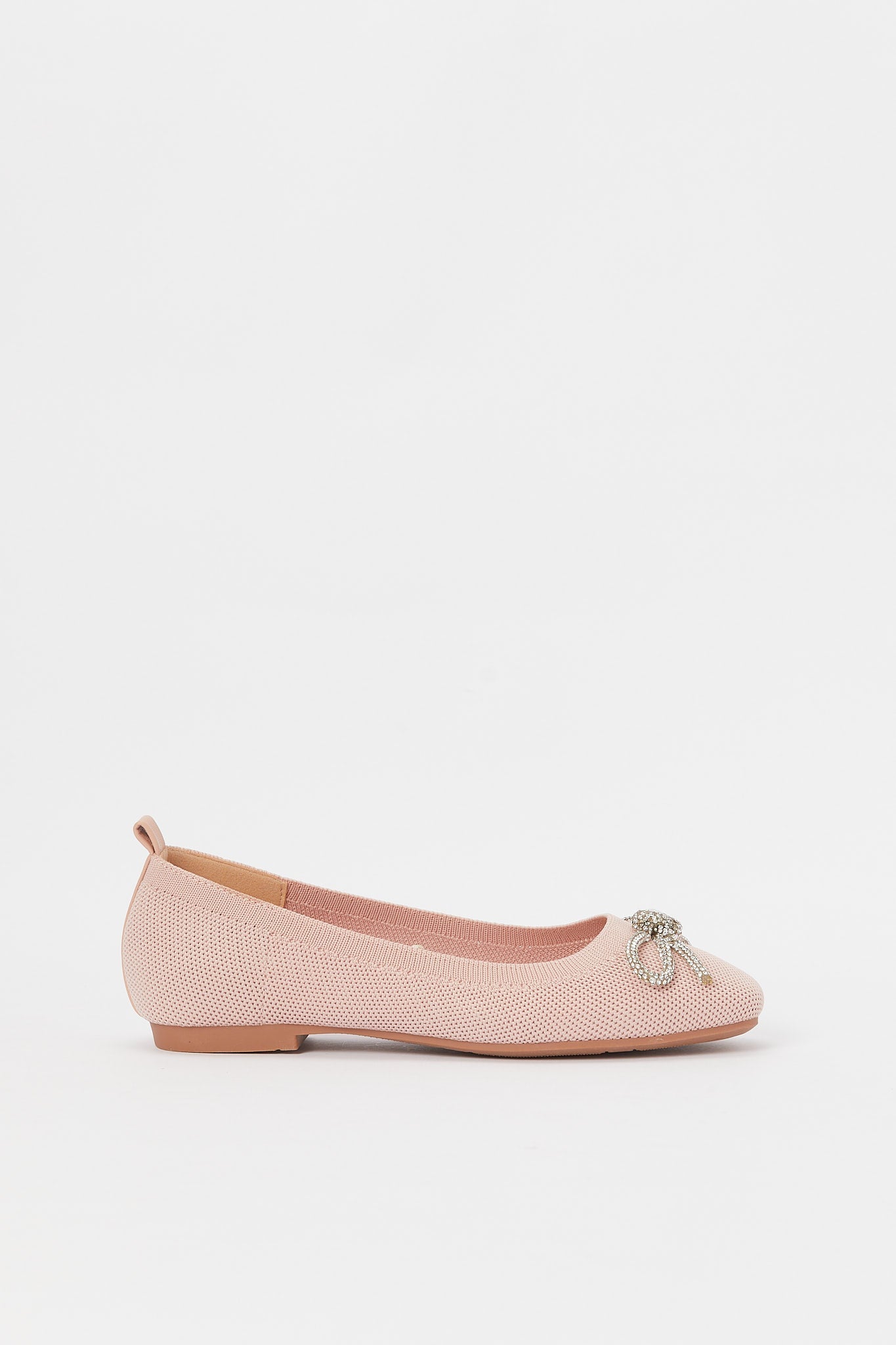 Redtag-Cerise-Pink-Knit-Ballerina-Category:Shoes,-Colour:Pink,-Deals:New-In,-Filter:Women's-Footwear,-H1:FOO,-H2:LAD,-H3:SHO,-H4:CAH,-N/A,-New-In-Women-FOO,-Non-Sale,-S23B,-Season:S23B,-Section:Women,-Women-Shoes-Women's-