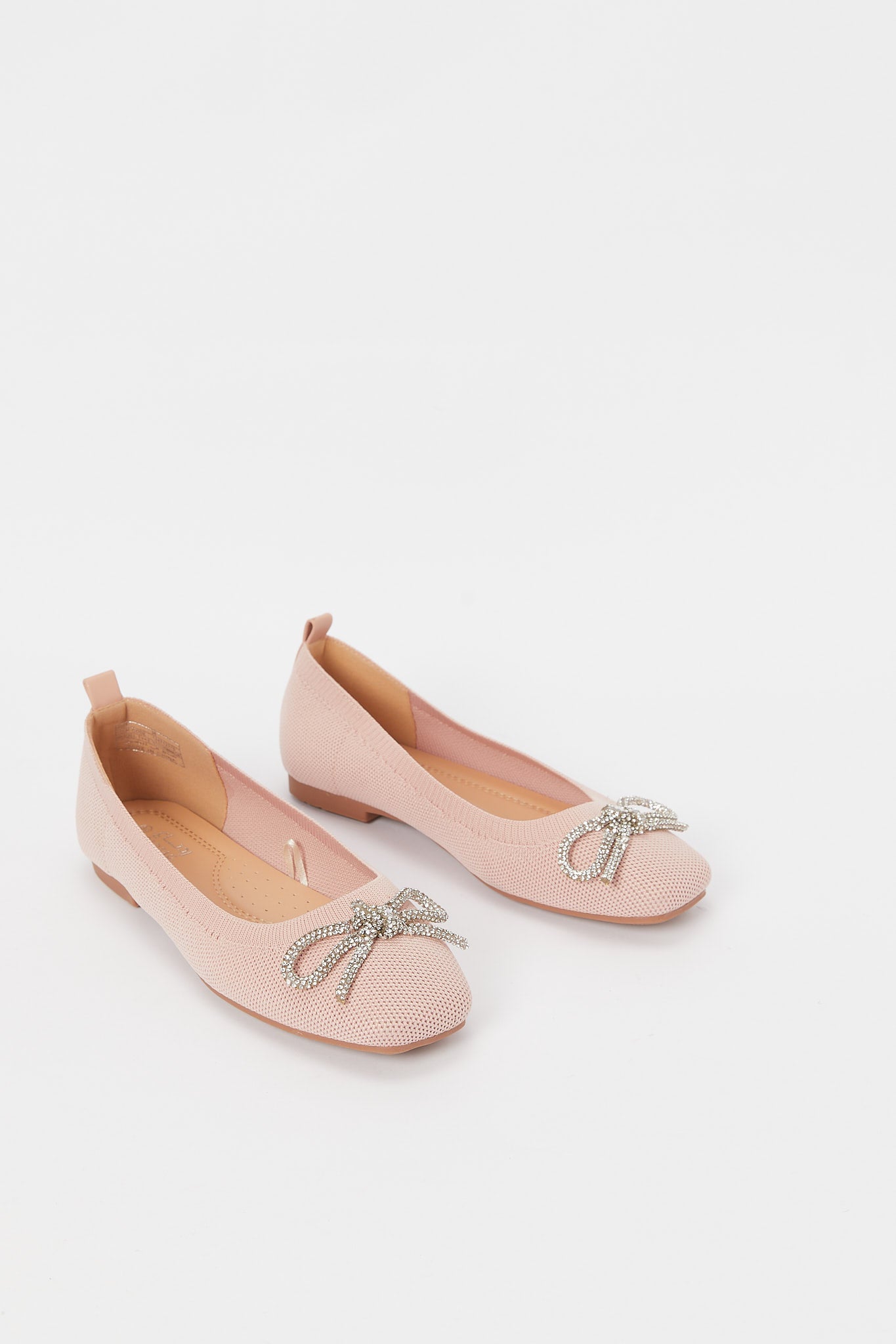 Redtag-Cerise-Pink-Knit-Ballerina-Category:Shoes,-Colour:Pink,-Deals:New-In,-Filter:Women's-Footwear,-H1:FOO,-H2:LAD,-H3:SHO,-H4:CAH,-N/A,-New-In-Women-FOO,-Non-Sale,-S23B,-Season:S23B,-Section:Women,-Women-Shoes-Women's-
