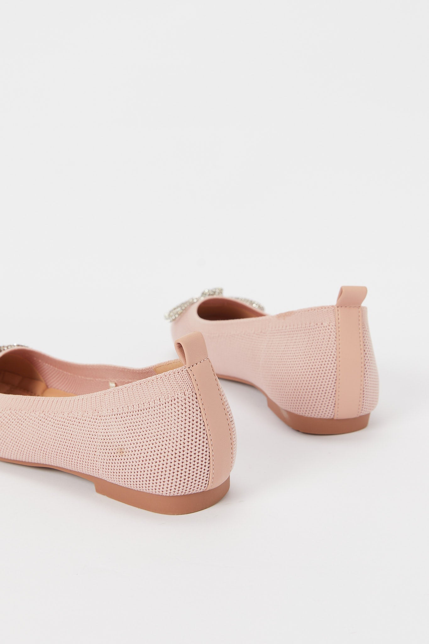 Redtag-Cerise-Pink-Knit-Ballerina-Category:Shoes,-Colour:Pink,-Deals:New-In,-Filter:Women's-Footwear,-H1:FOO,-H2:LAD,-H3:SHO,-H4:CAH,-N/A,-New-In-Women-FOO,-Non-Sale,-S23B,-Season:S23B,-Section:Women,-Women-Shoes-Women's-