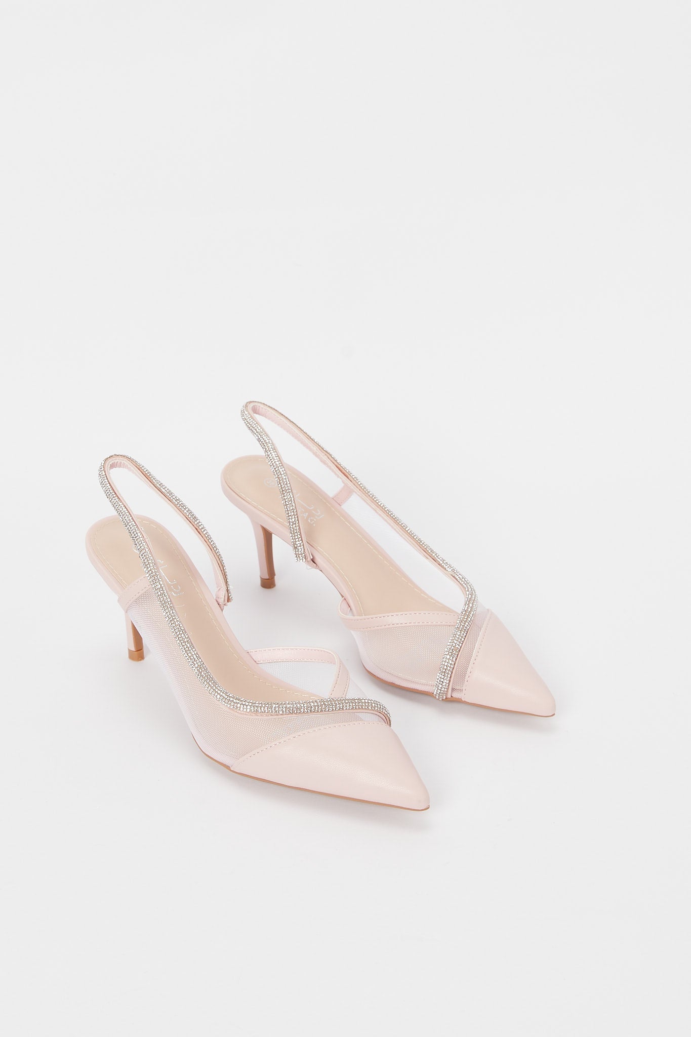 Redtag-Pink-Damante-Slingback-Category:Shoes,-Colour:Pink,-Deals:New-In,-Filter:Women's-Footwear,-H1:FOO,-H2:LAD,-H3:SHO,-H4:FOS,-New-In-Women-FOO,-Non-Sale,-RMD,-S23B,-Season:S23B,-Section:Women,-Women-Formal-Shoes-Women's-