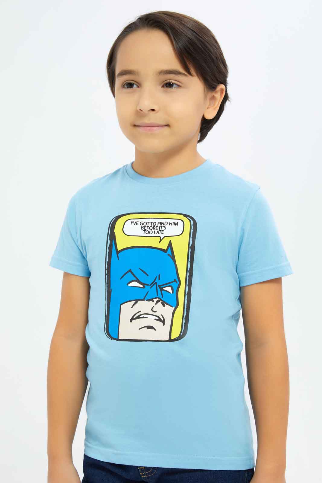 Redtag-Boys-Blue-Batman-Character-Short-Sleeve-T-Shirt-BOY-T-Shirts,-Category:T-Shirts,-CHA,-Colour:Blue,-Deals:New-In,-Dept:Boys,-Filter:Boys-(2-to-8-Yrs),-New-In-BOY-APL,-Non-Sale,-S23B,-Section:Boys-(0-to-14Yrs),-TBL-Boys-2 to 8 Years