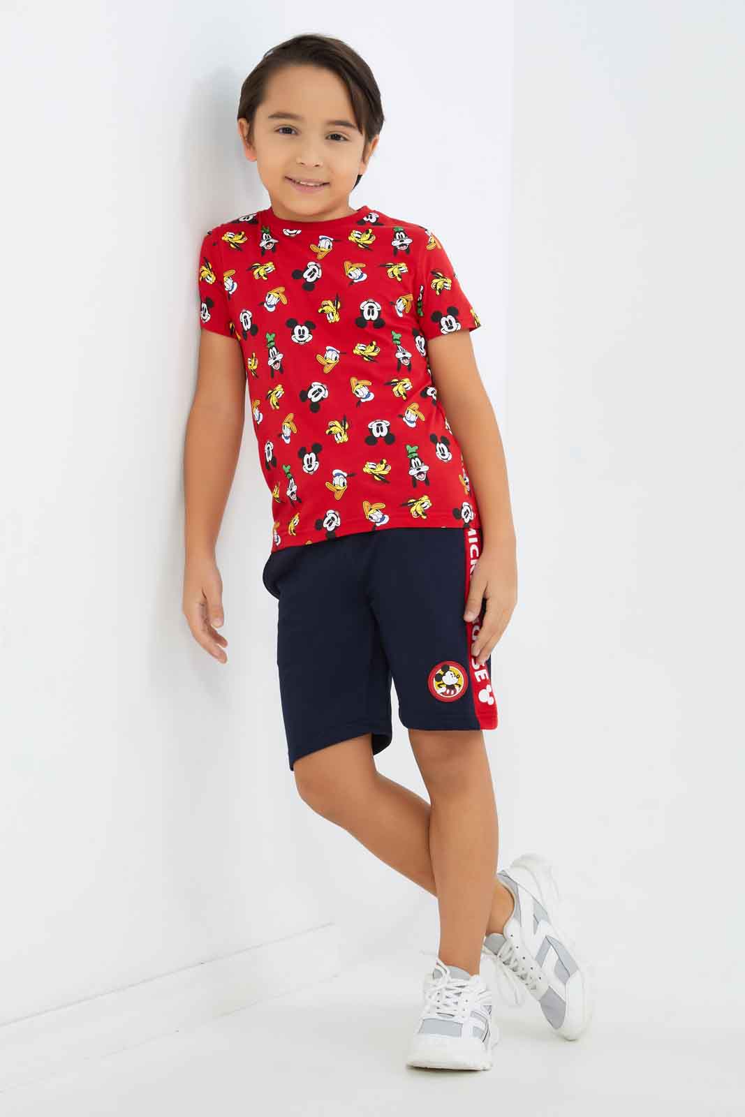 Redtag-Boys-Red-Mickey-Mouse-Character-Aop-Short-Sleeve-T-Shirt-BOY-T-Shirts,-Category:T-Shirts,-CHA,-Colour:Red,-Deals:New-In,-Dept:Boys,-Filter:Boys-(2-to-8-Yrs),-New-In-BOY-APL,-Non-Sale,-S23B,-Section:Boys-(0-to-14Yrs),-TBL-Boys-2 to 8 Years