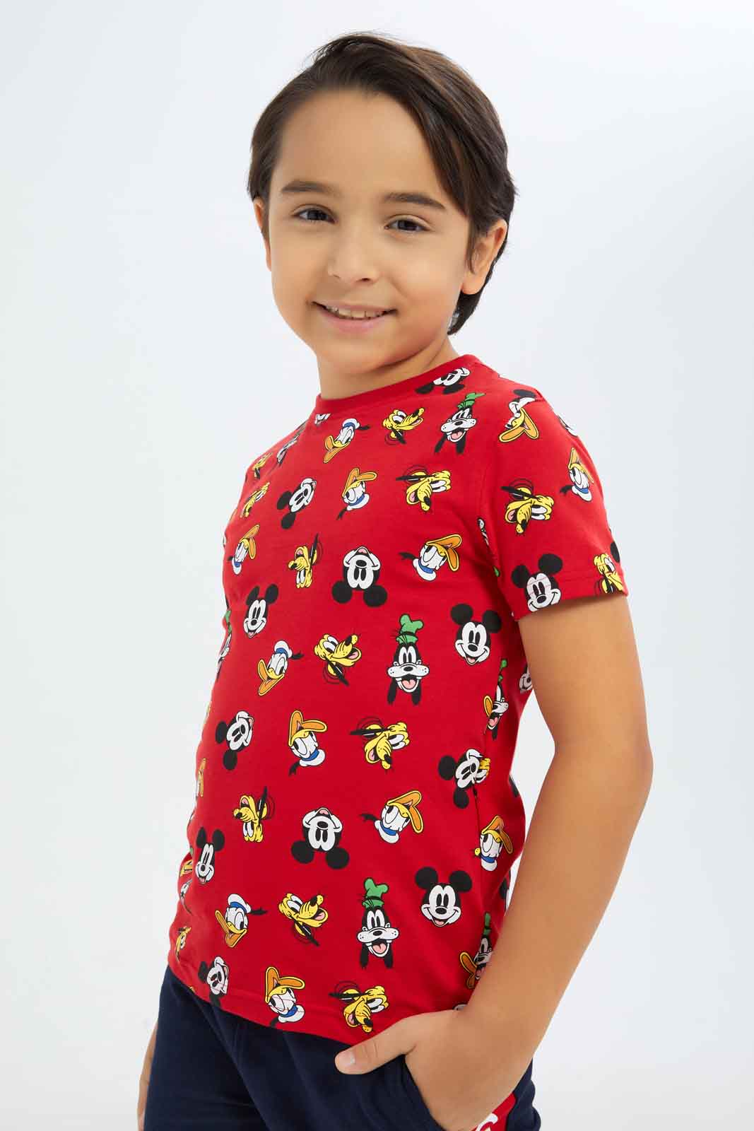 Redtag-Boys-Red-Mickey-Mouse-Character-Aop-Short-Sleeve-T-Shirt-BOY-T-Shirts,-Category:T-Shirts,-CHA,-Colour:Red,-Deals:New-In,-Dept:Boys,-Filter:Boys-(2-to-8-Yrs),-New-In-BOY-APL,-Non-Sale,-S23B,-Section:Boys-(0-to-14Yrs),-TBL-Boys-2 to 8 Years