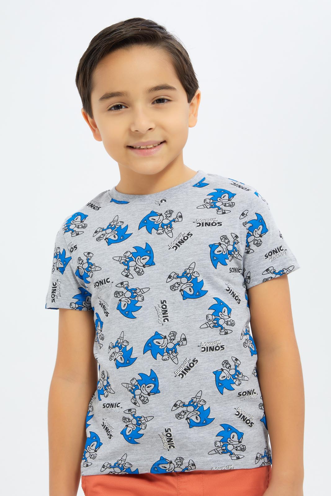 Redtag-Boys-Grey-Mel-Sonic-Character-Aop-Short-Sleeve-T-Shirt-BOY-T-Shirts,-Category:T-Shirts,-CHA,-Colour:Grey,-Deals:New-In,-Dept:Boys,-Filter:Boys-(2-to-8-Yrs),-New-In-BOY-APL,-Non-Sale,-S23B,-Section:Boys-(0-to-14Yrs),-TBL-Boys-2 to 8 Years