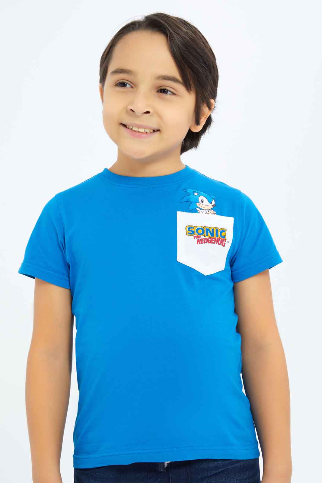 Redtag-Boys-Blue-Sonic-Character-Pocket-T-Shirt-BOY-T-Shirts,-Category:T-Shirts,-CHA,-Colour:Blue,-Deals:New-In,-Dept:Boys,-Filter:Boys-(2-to-8-Yrs),-New-In-BOY-APL,-Non-Sale,-S23B,-Section:Boys-(0-to-14Yrs),-TBL-Boys-2 to 8 Years