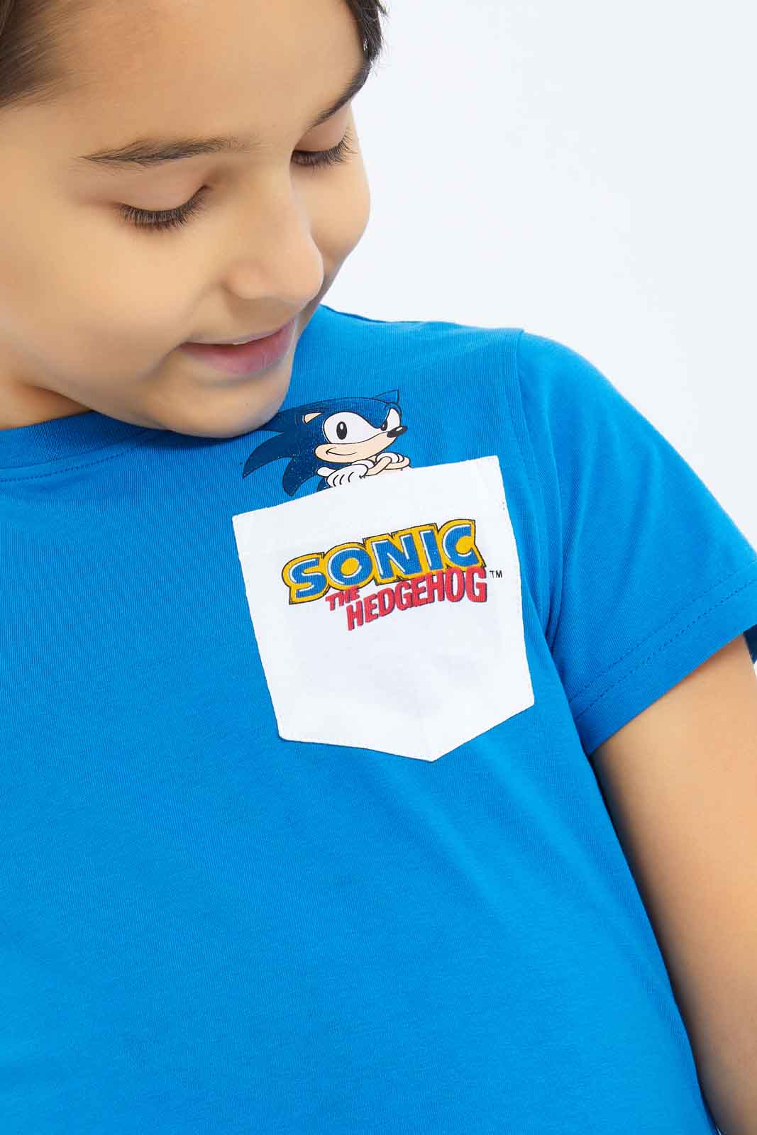 Redtag-Boys-Blue-Sonic-Character-Pocket-T-Shirt-BOY-T-Shirts,-Category:T-Shirts,-CHA,-Colour:Blue,-Deals:New-In,-Dept:Boys,-Filter:Boys-(2-to-8-Yrs),-New-In-BOY-APL,-Non-Sale,-S23B,-Section:Boys-(0-to-14Yrs),-TBL-Boys-2 to 8 Years