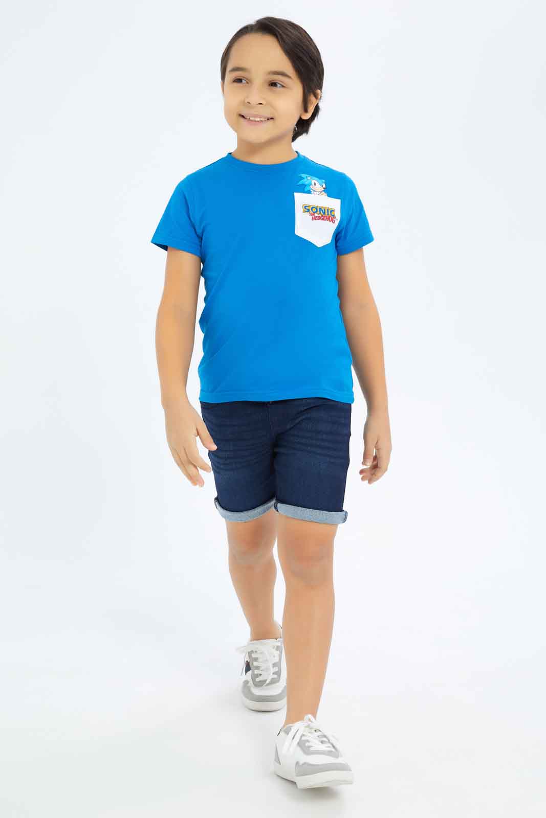 Redtag-Boys-Blue-Sonic-Character-Pocket-T-Shirt-BOY-T-Shirts,-Category:T-Shirts,-CHA,-Colour:Blue,-Deals:New-In,-Dept:Boys,-Filter:Boys-(2-to-8-Yrs),-New-In-BOY-APL,-Non-Sale,-S23B,-Section:Boys-(0-to-14Yrs),-TBL-Boys-2 to 8 Years