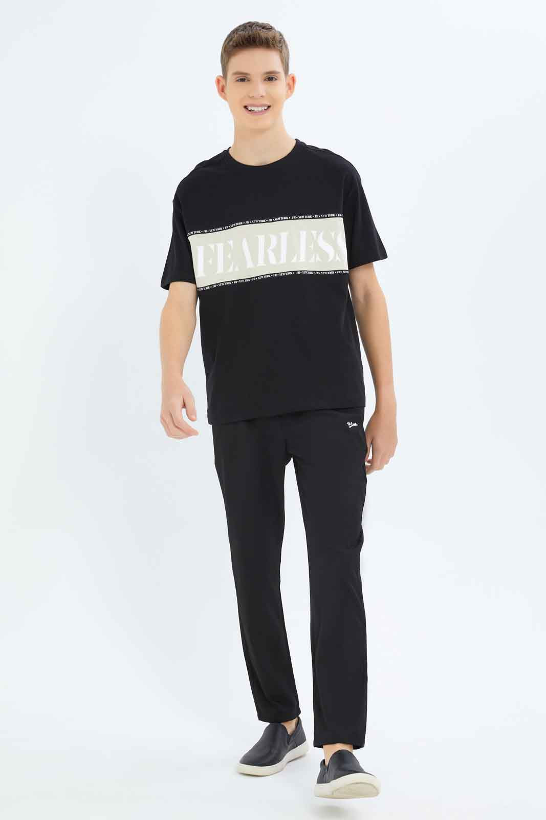 Redtag-Boys-Black-No-Fear-Oversize-Hd-Print-Tee-BSR-T-Shirts,-Category:T-Shirts,-Colour:Black,-Deals:New-In,-Dept:Boys,-Filter:Senior-Boys-(8-to-14-Yrs),-New-In-BSR-APL,-Non-Sale,-S23B,-Section:Boys-(0-to-14Yrs)-Senior-Boys-9 to 14 Years