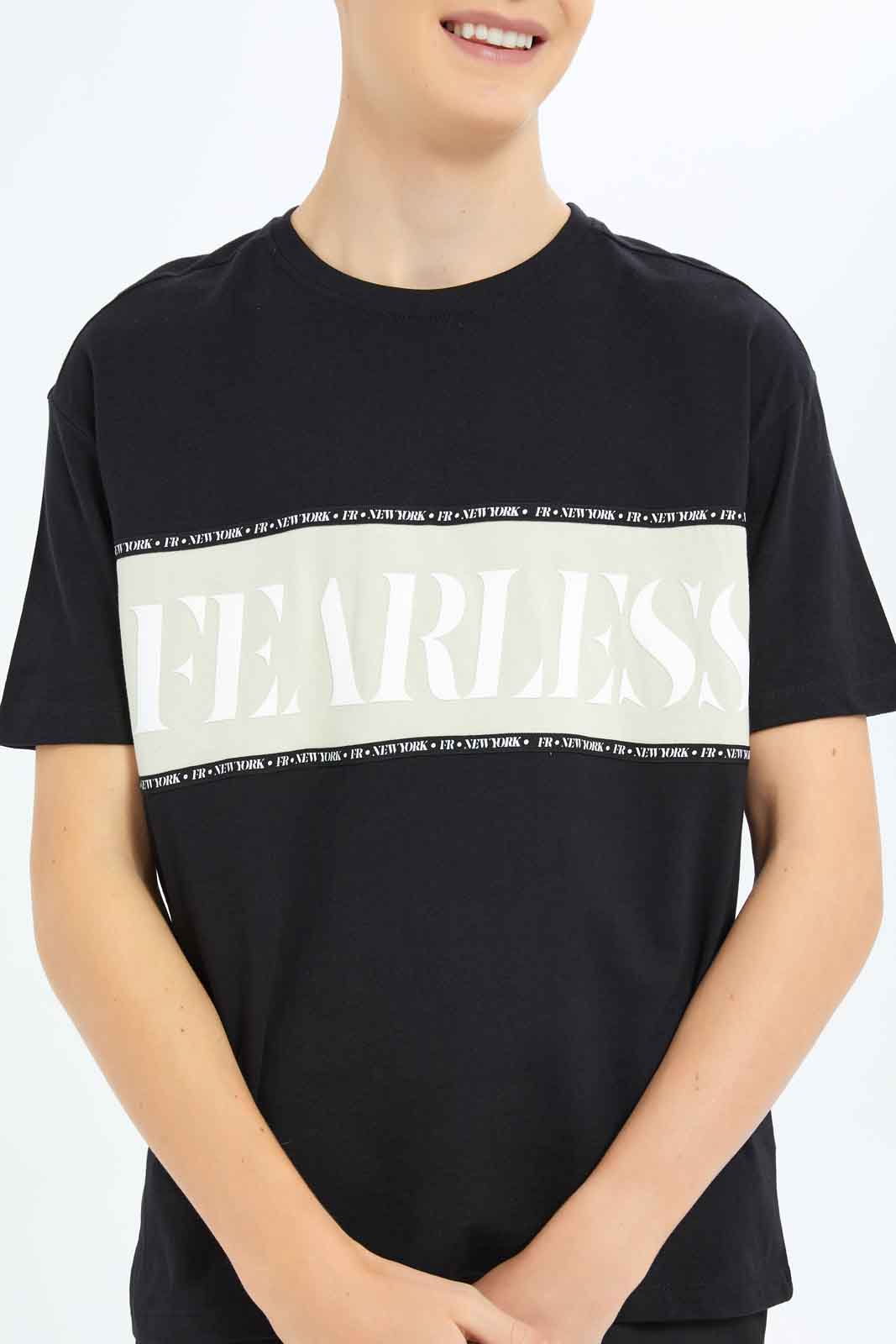 Redtag-Boys-Black-No-Fear-Oversize-Hd-Print-Tee-BSR-T-Shirts,-Category:T-Shirts,-Colour:Black,-Deals:New-In,-Dept:Boys,-Filter:Senior-Boys-(8-to-14-Yrs),-New-In-BSR-APL,-Non-Sale,-S23B,-Section:Boys-(0-to-14Yrs)-Senior-Boys-9 to 14 Years