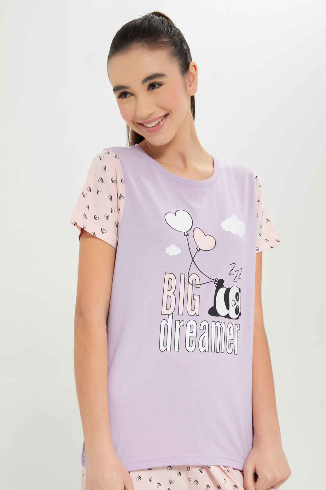 Redtag-Girls-Pajama-Sets--Long-Pants-Category:Pyjama-Sets,-Colour:Assorted,-Deals:New-In,-Dept:Girls,-Filter:Senior-Girls-(8-to-14-Yrs),-GSR-Pyjama-Sets,-New-In-GSR-APL,-Non-Sale,-S23B,-Section:Girls-(0-to-14Yrs)-Senior-Girls-9 to 14 Years