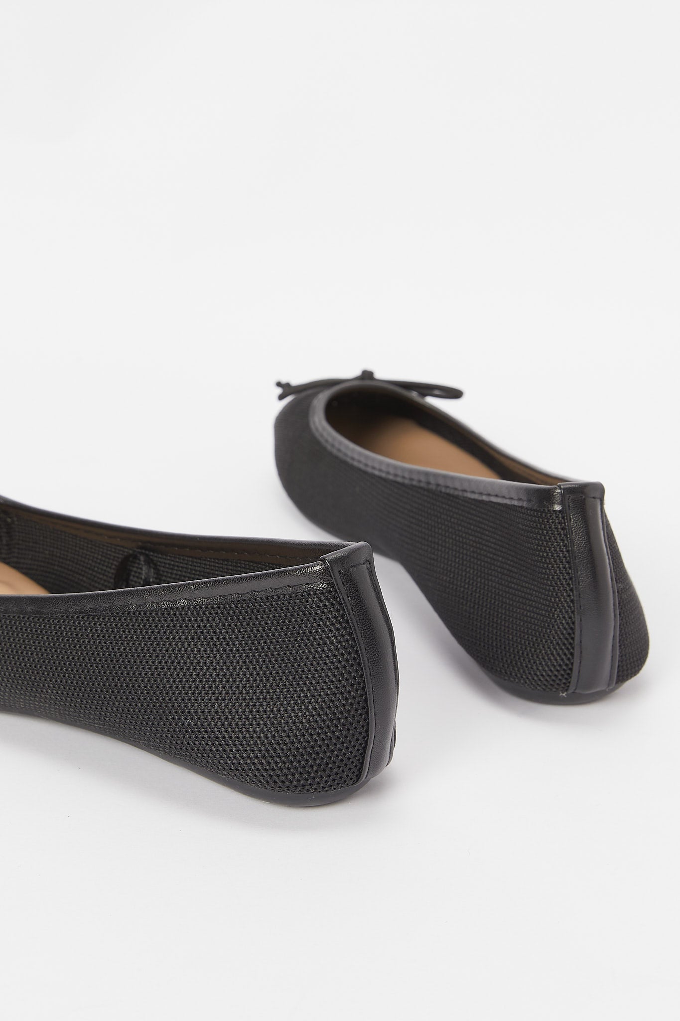 Redtag-Black-Knit-Bellerina-Category:Shoes,-Colour:Black,-Deals:New-In,-Filter:Women's-Footwear,-H1:FOO,-H2:LAD,-H3:SHO,-H4:CAH,-N/A,-New-In-Women-FOO,-Non-Sale,-S23B,-Season:S23B,-Section:Women,-Women-Shoes-Women's-