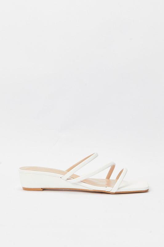 Redtag-White-Strappy-Wedge-Category:Shoes,-Colour:White,-Deals:New-In,-Filter:Women's-Footwear,-LEC-Sandals,-N/A,-New-In-Women-FOO,-Non-Sale,-S23B,-Section:Women-Women's-