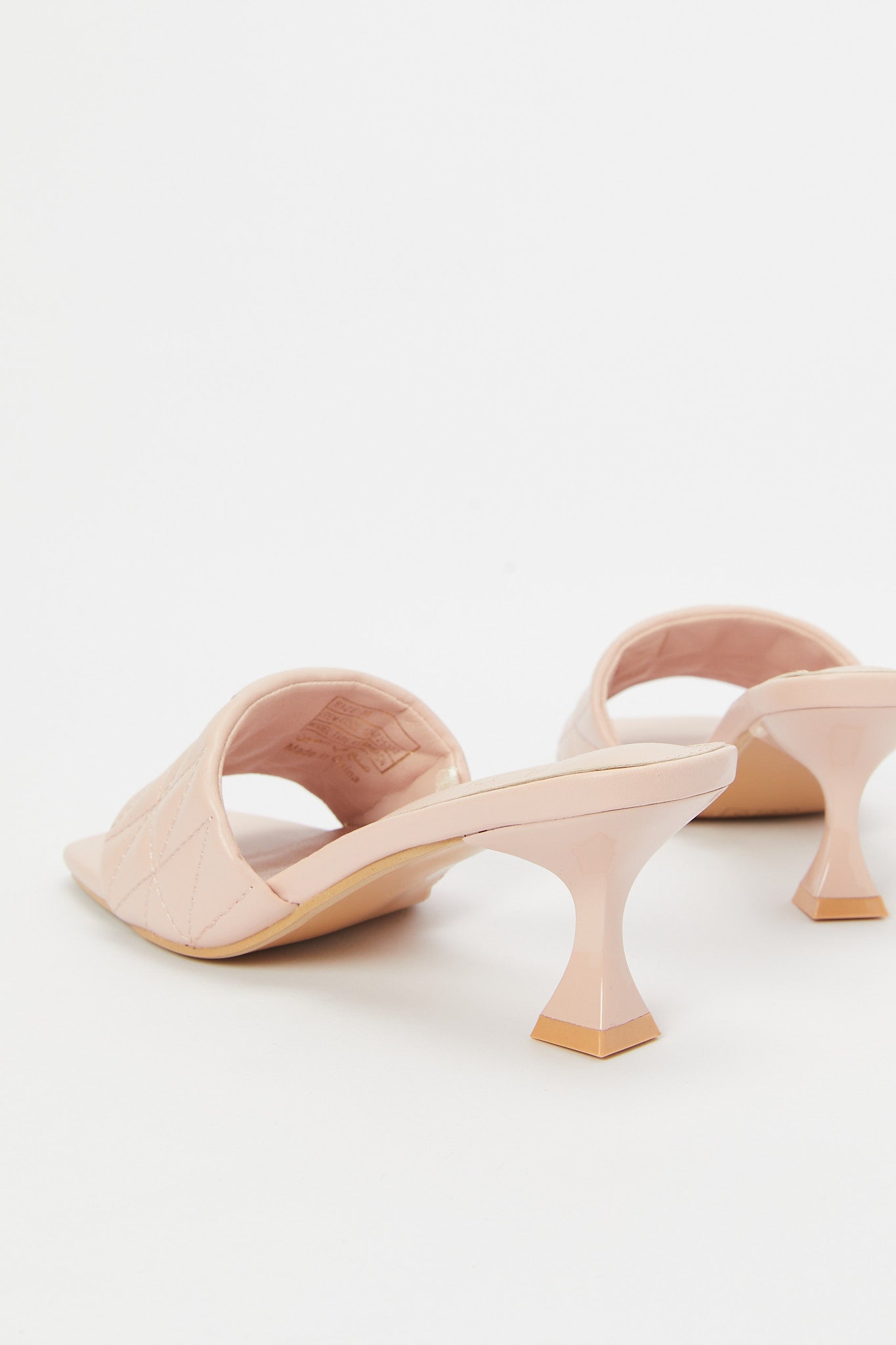 Redtag-Nude-Pink-Quilt-Heel-Category:Shoes,-Colour:Pink,-Deals:New-In,-Filter:Women's-Footwear,-H1:FOO,-H2:LAD,-H3:SAF,-H4:SAN,-Heels,-LEC-Sandals,-N/A,-New-In-Women-FOO,-Non-Sale,-S23B,-Season:S23B,-Section:Women-Women's-