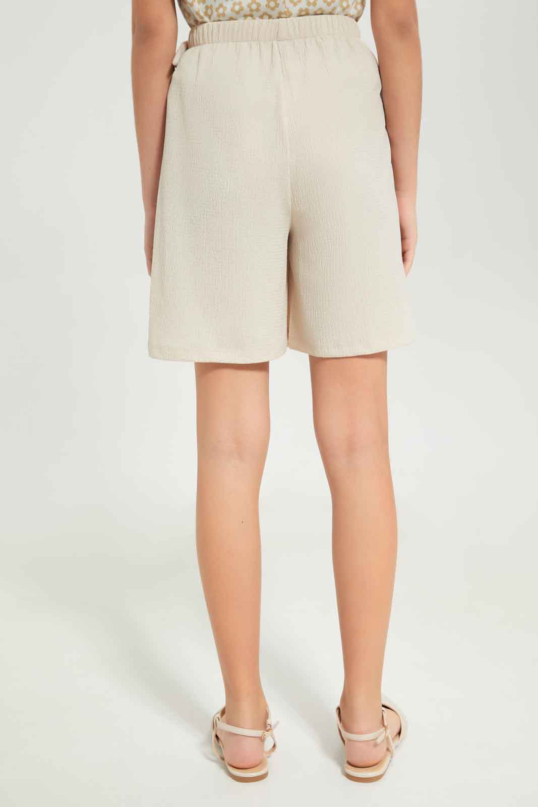 Redtag-Girls-Beige-Skort-Category:Skirts,-Colour:Beige,-Deals:New-In,-Dept:Girls,-Filter:Senior-Girls-(8-to-14-Yrs),-GSR-Skirts,-New-In-GSR-APL,-Non-Sale,-S23B,-Section:Girls-(0-to-14Yrs)-Senior-Girls-9 to 14 Years