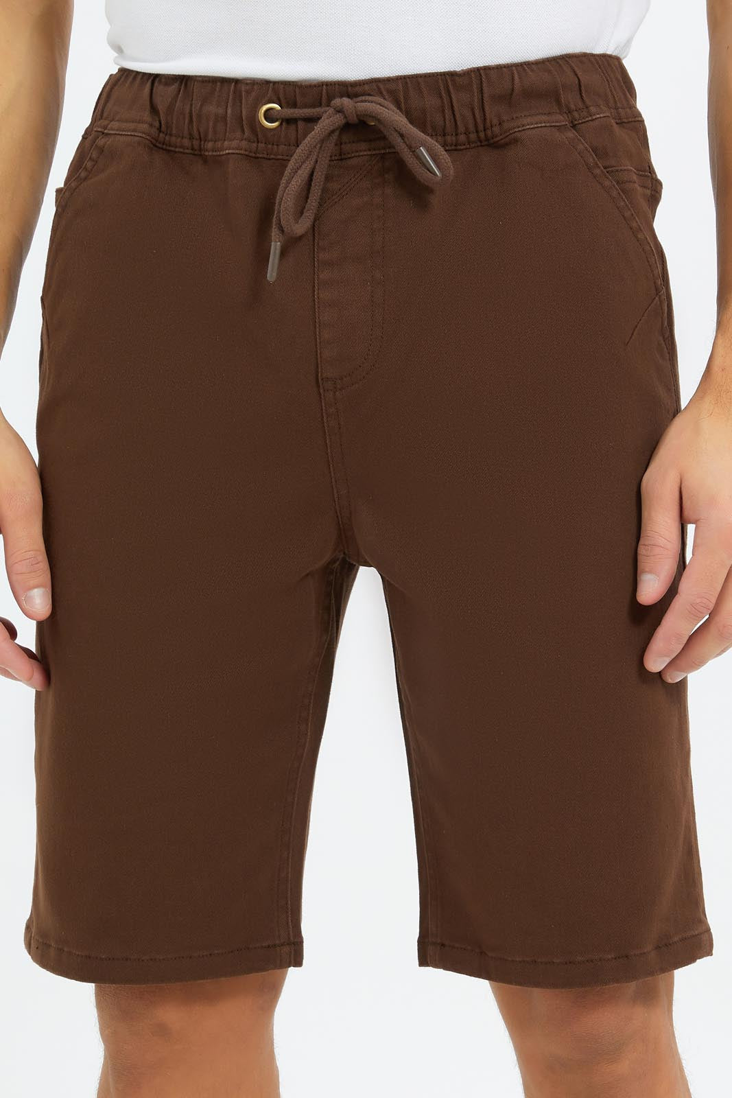 Redtag-Men-Brown-Knee-Length-Shorts-Category:Shorts,-Colour:Brown,-Deals:New-In,-Dept:Menswear,-Filter:Men's-Clothing,-Men-Shorts,-New-In-Men-APL,-Non-Sale,-S23C,-Section:Men-Men's-