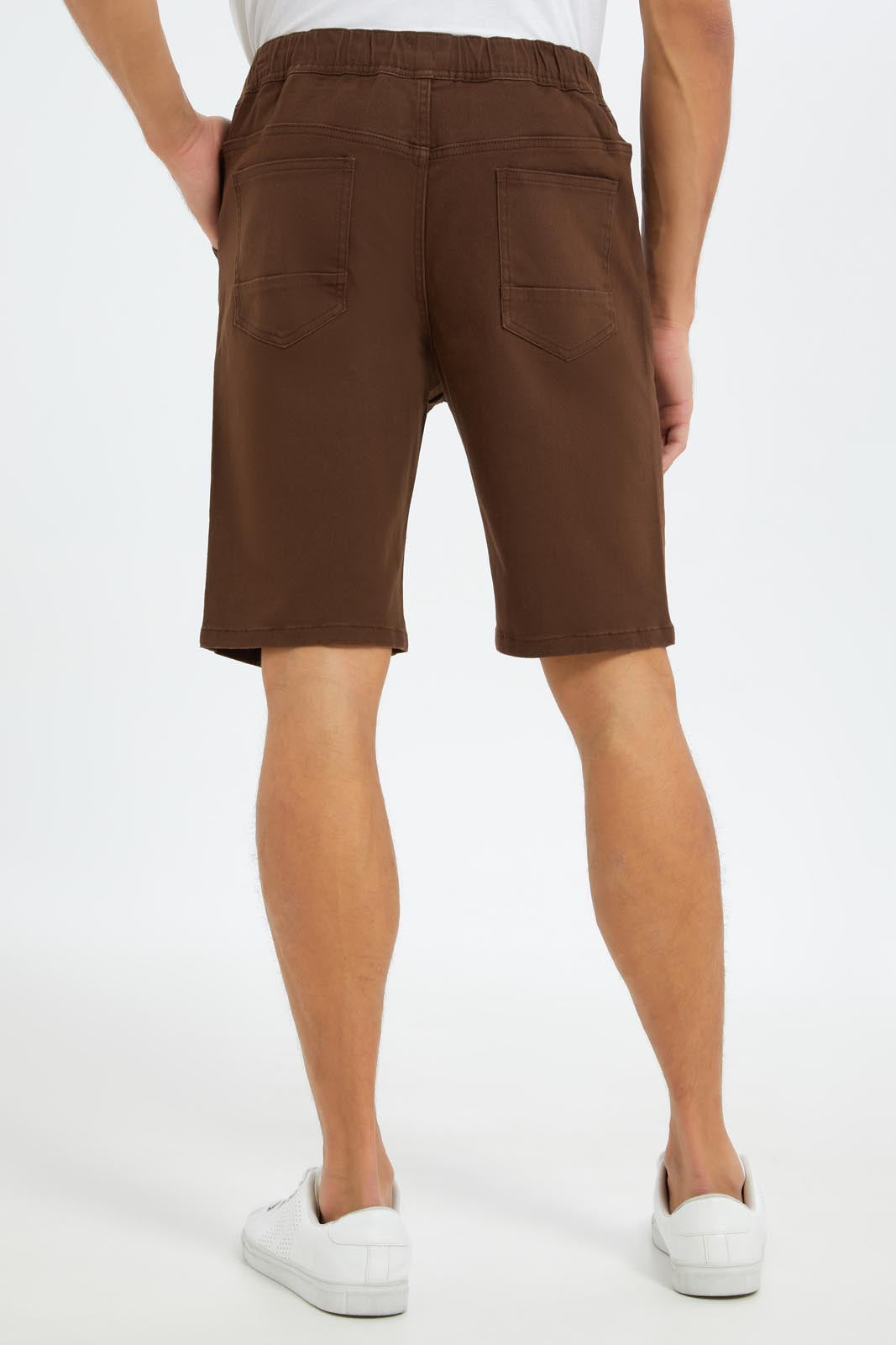 Redtag-Men-Brown-Knee-Length-Shorts-Category:Shorts,-Colour:Brown,-Deals:New-In,-Dept:Menswear,-Filter:Men's-Clothing,-Men-Shorts,-New-In-Men-APL,-Non-Sale,-S23C,-Section:Men-Men's-