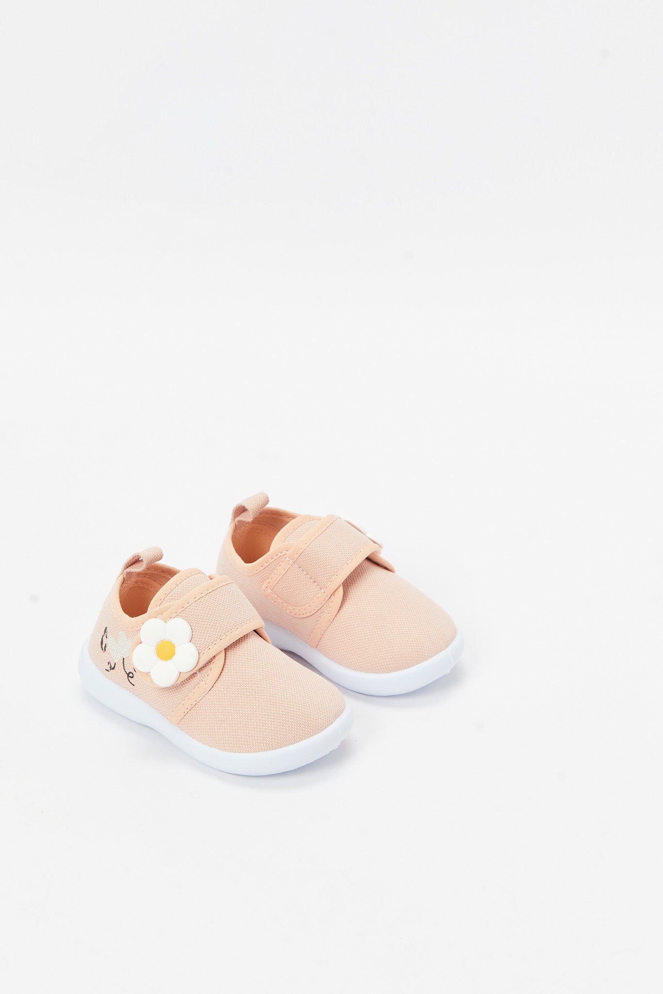 Redtag-Pink-Velcro-Strap-Pump-Category:Shoes,-Colour:Pink,-Deals:New-In,-Filter:Girls-Footwear-(1-to-3-Yrs),-ING-Trainers,-N/A,-New-In-ING-FOO,-Non-Sale,-S23B,-Section:Girls-(0-to-14Yrs)-Infant-Girls-1 to 3 Years